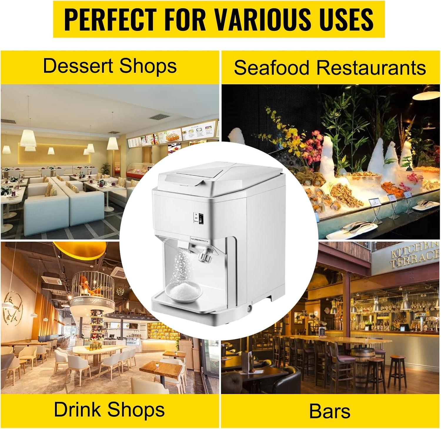 VEVOR Nugget Ice Maker, 37Lbs In 24 Hrs, Manual Auto Refill Self Cleaning Countertop Ice Maker Portable Nugget Ice Maker With Scoop And Basket