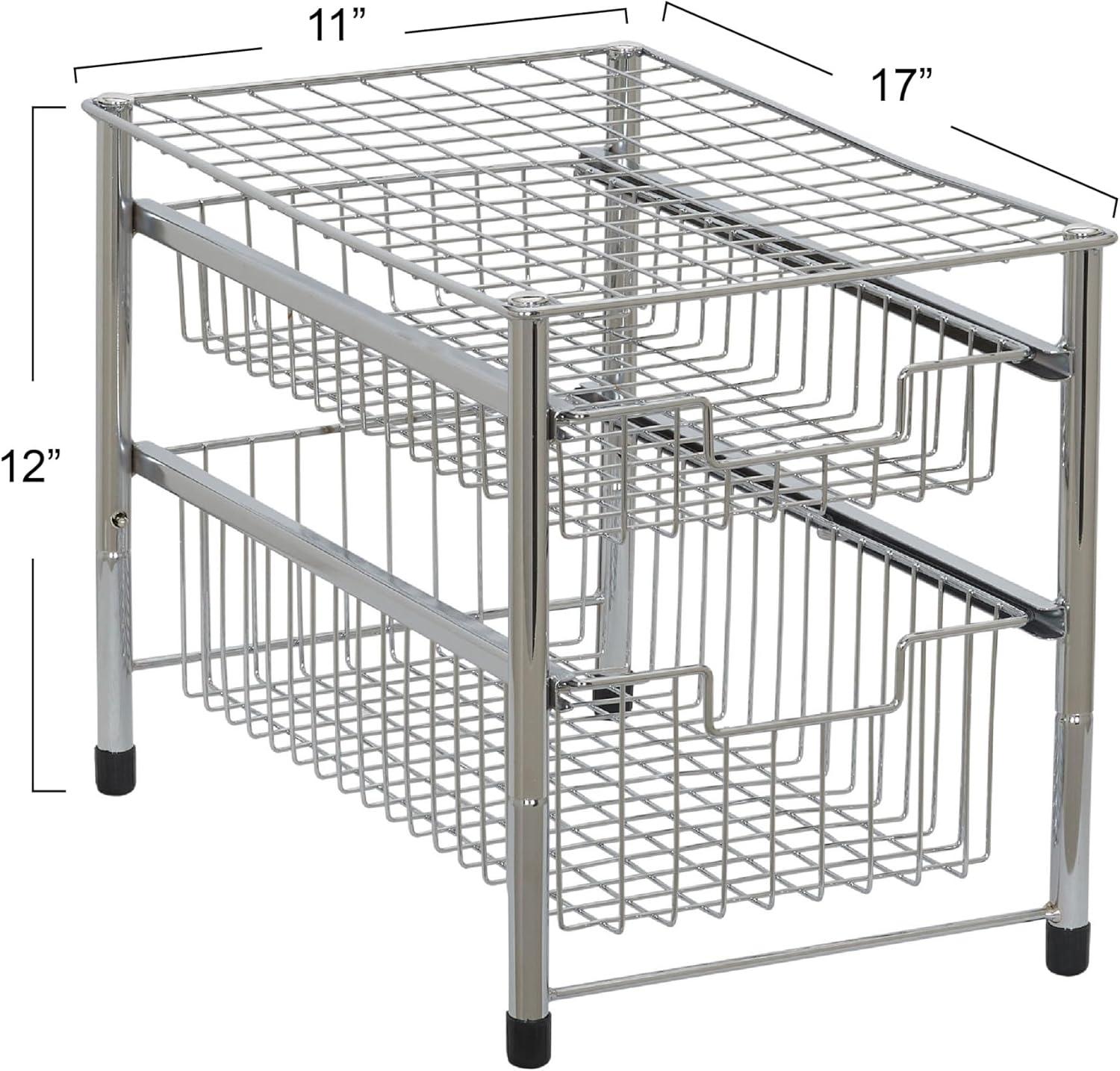 Household Essentials Cabinet Shelving Rack
