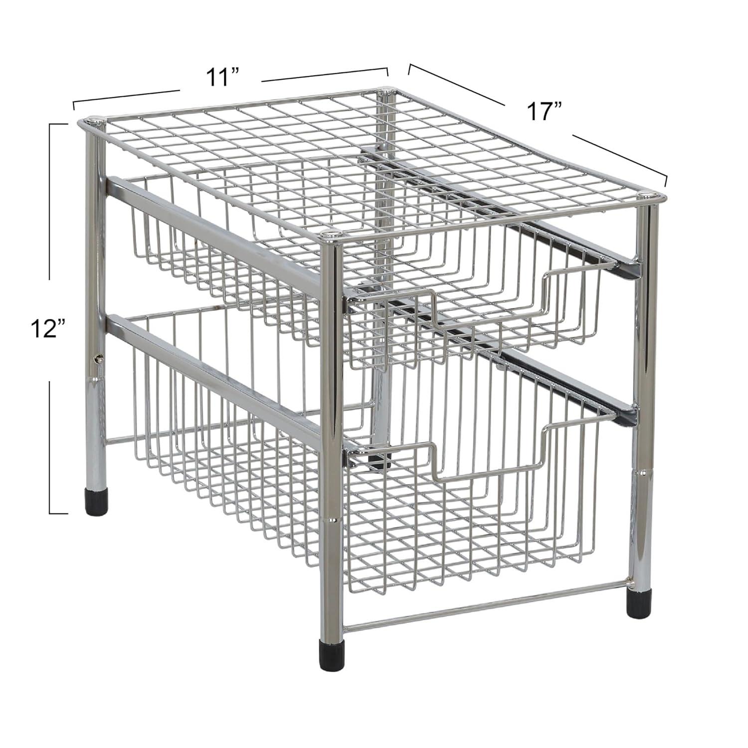 Household Essentials Cabinet Shelving Rack