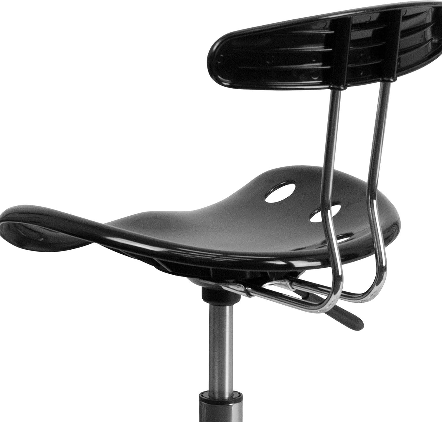 Flash Furniture Bonavant Adjustable Swivel Chair for Desk and Office with Tractor Seat