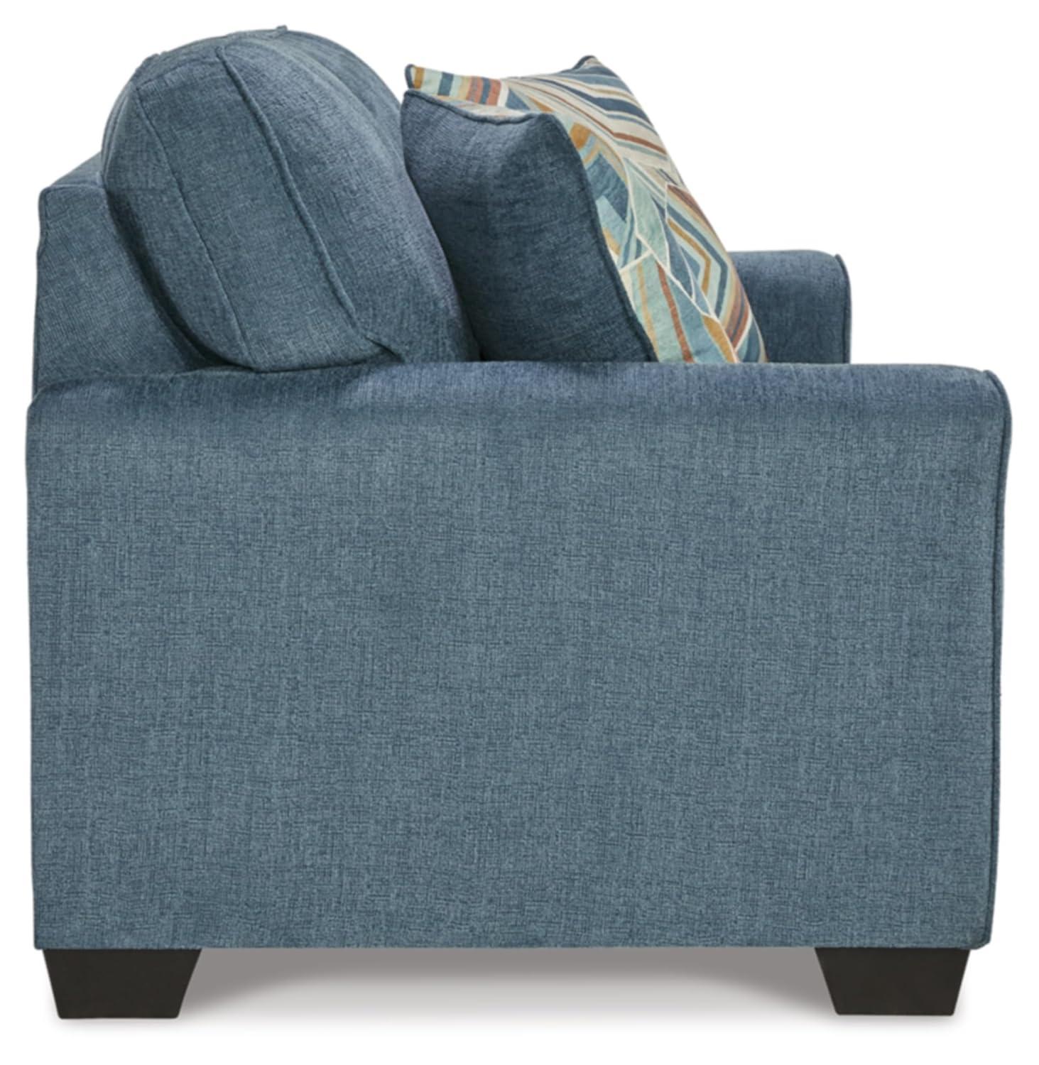 Signature Design by Ashley Cashton Blue Loveseat