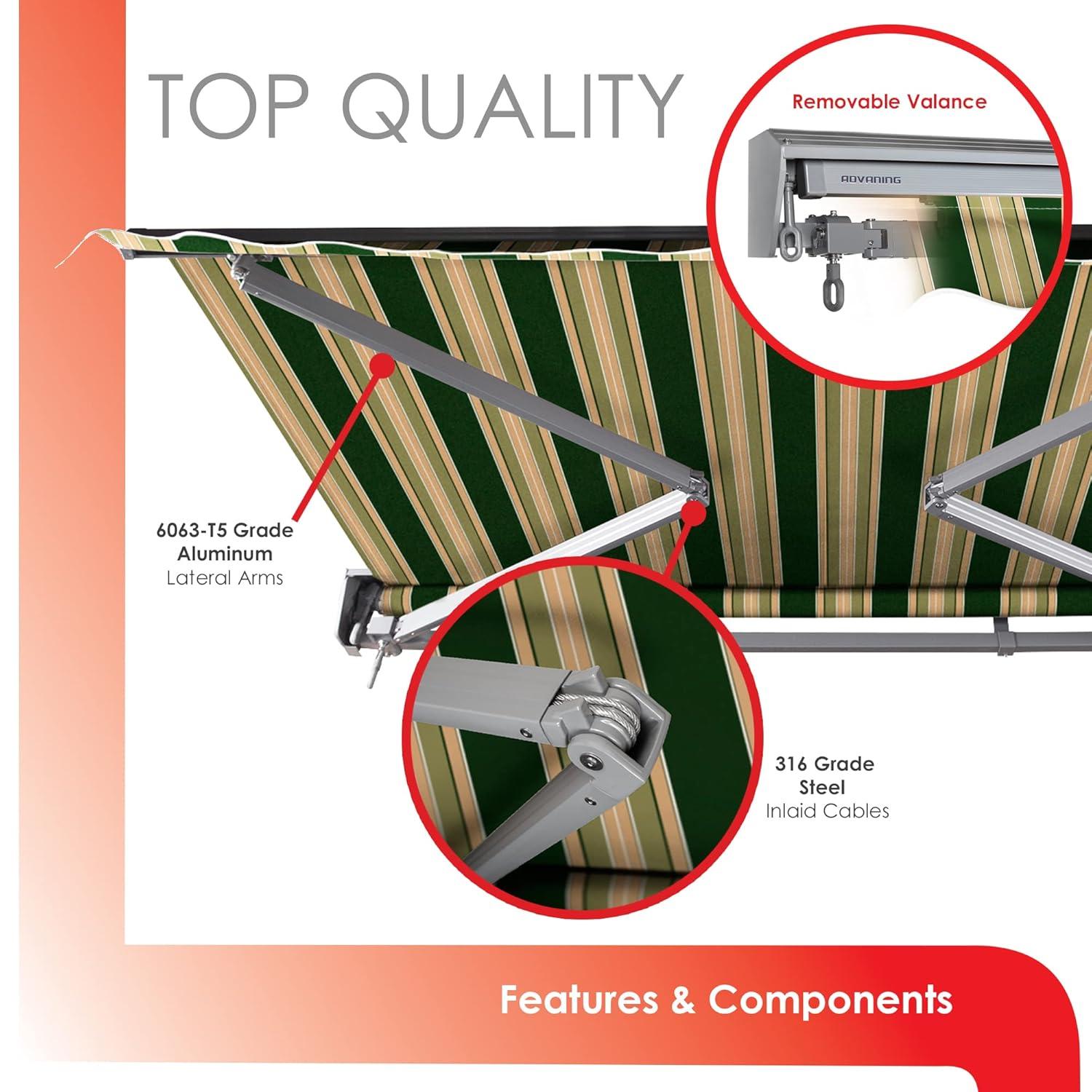Classic Manual Retractable Patio Awning