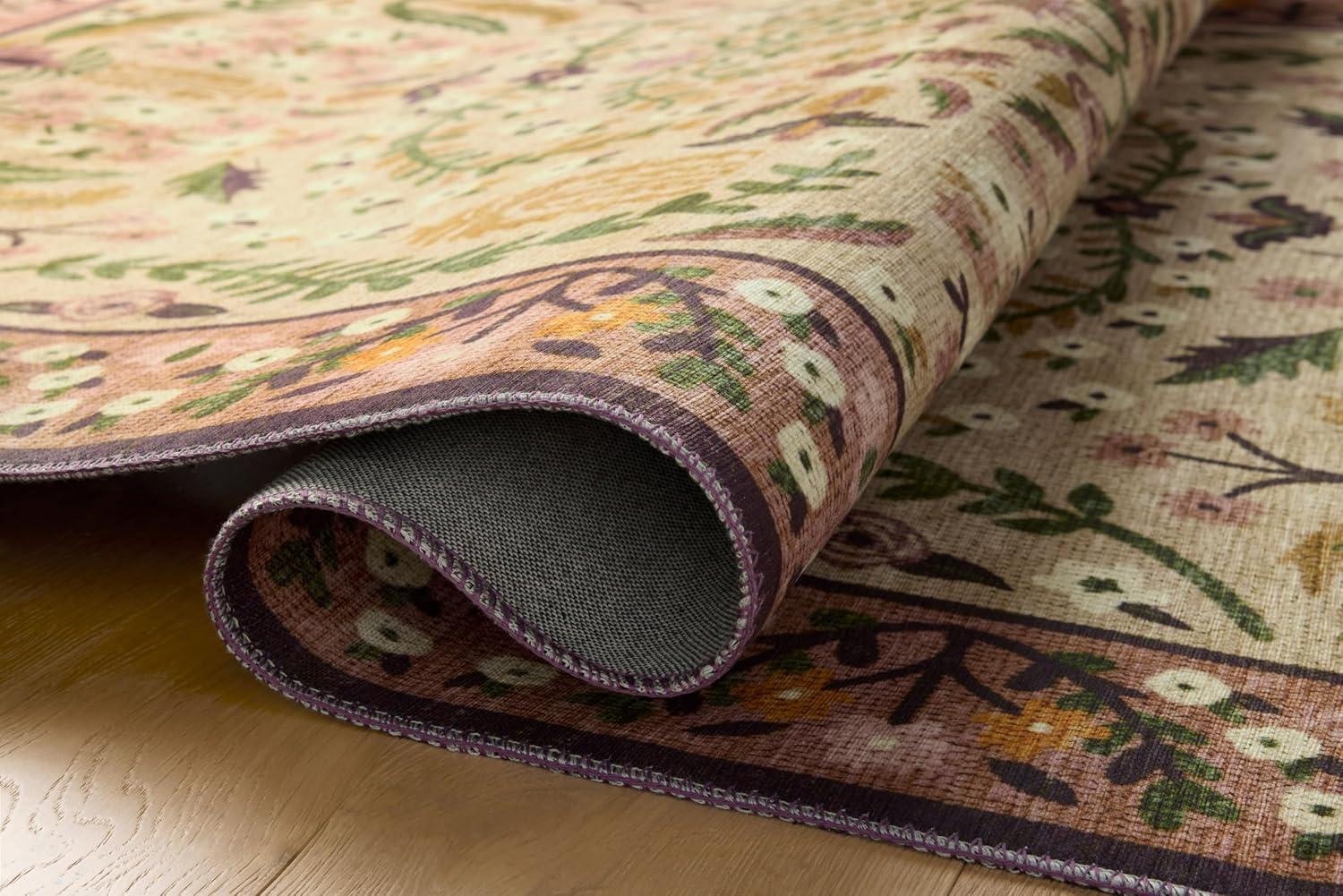 Rifle Paper Co. x Loloi Canopy Aubergine Area Rug