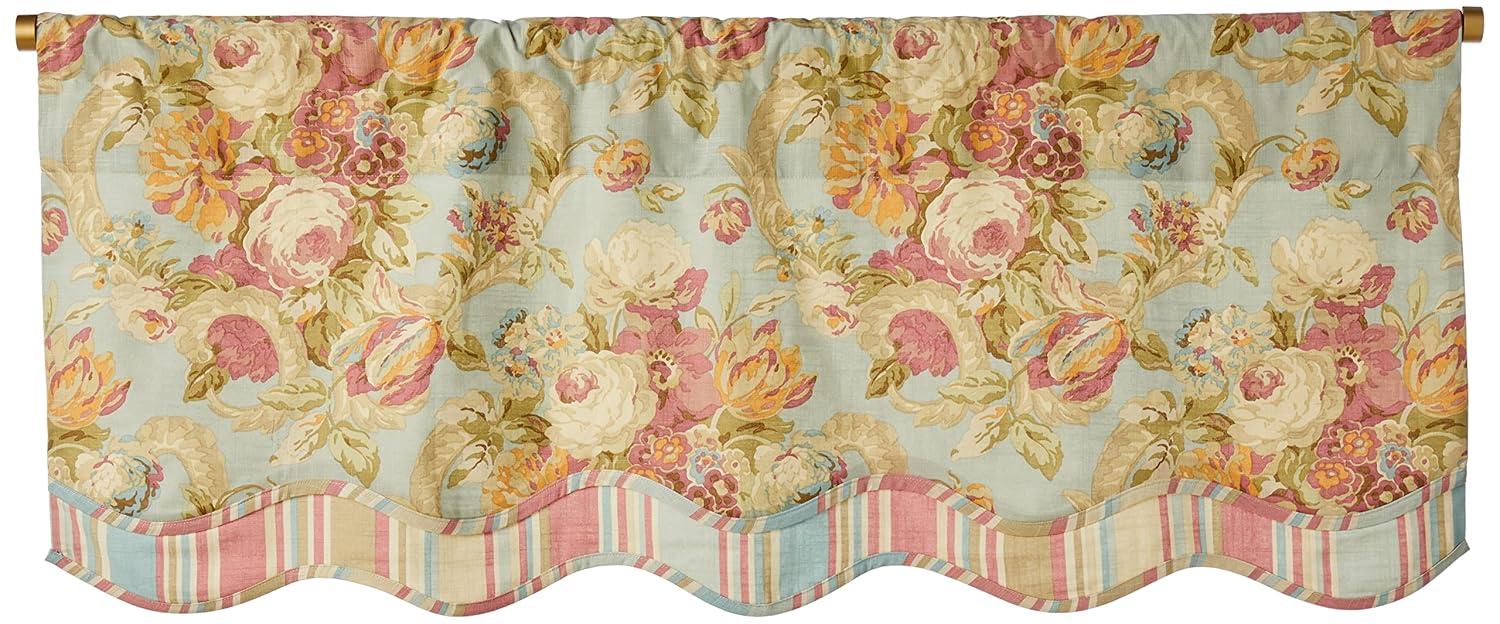 Waverly Spring Bling Window Pieced Scalloped Valance