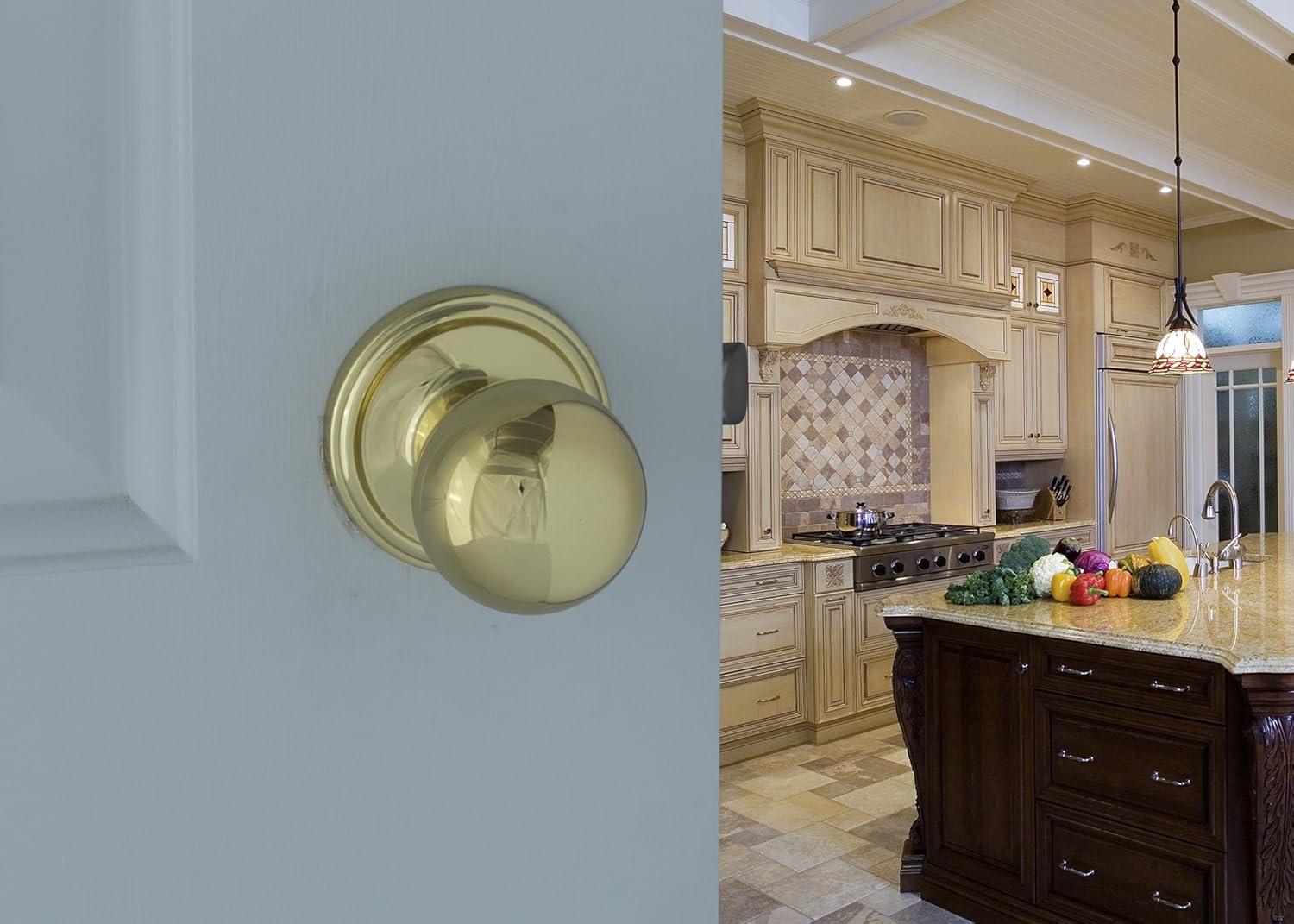 Ball Passage Door Knob with Round Rosette