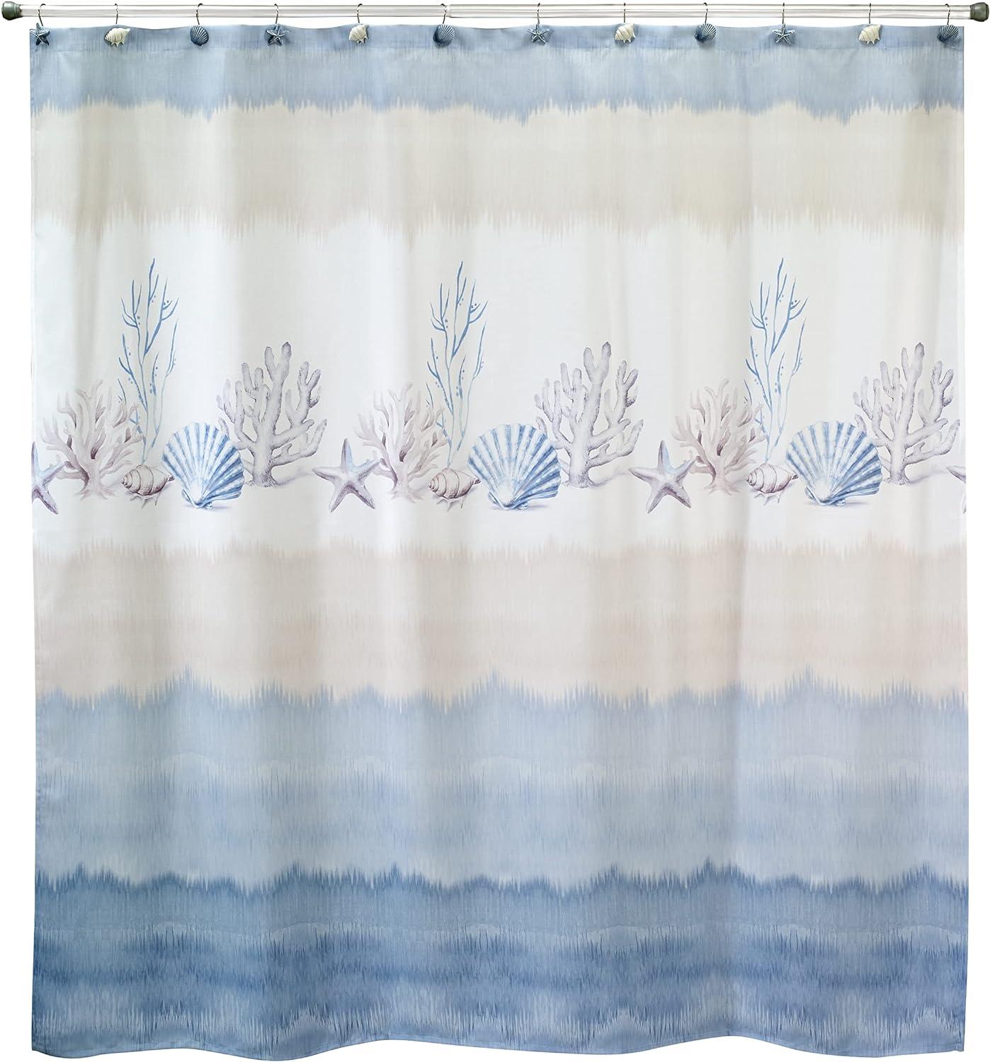 Avanti Linens Avanti Abstract Coastal Shower Curtain