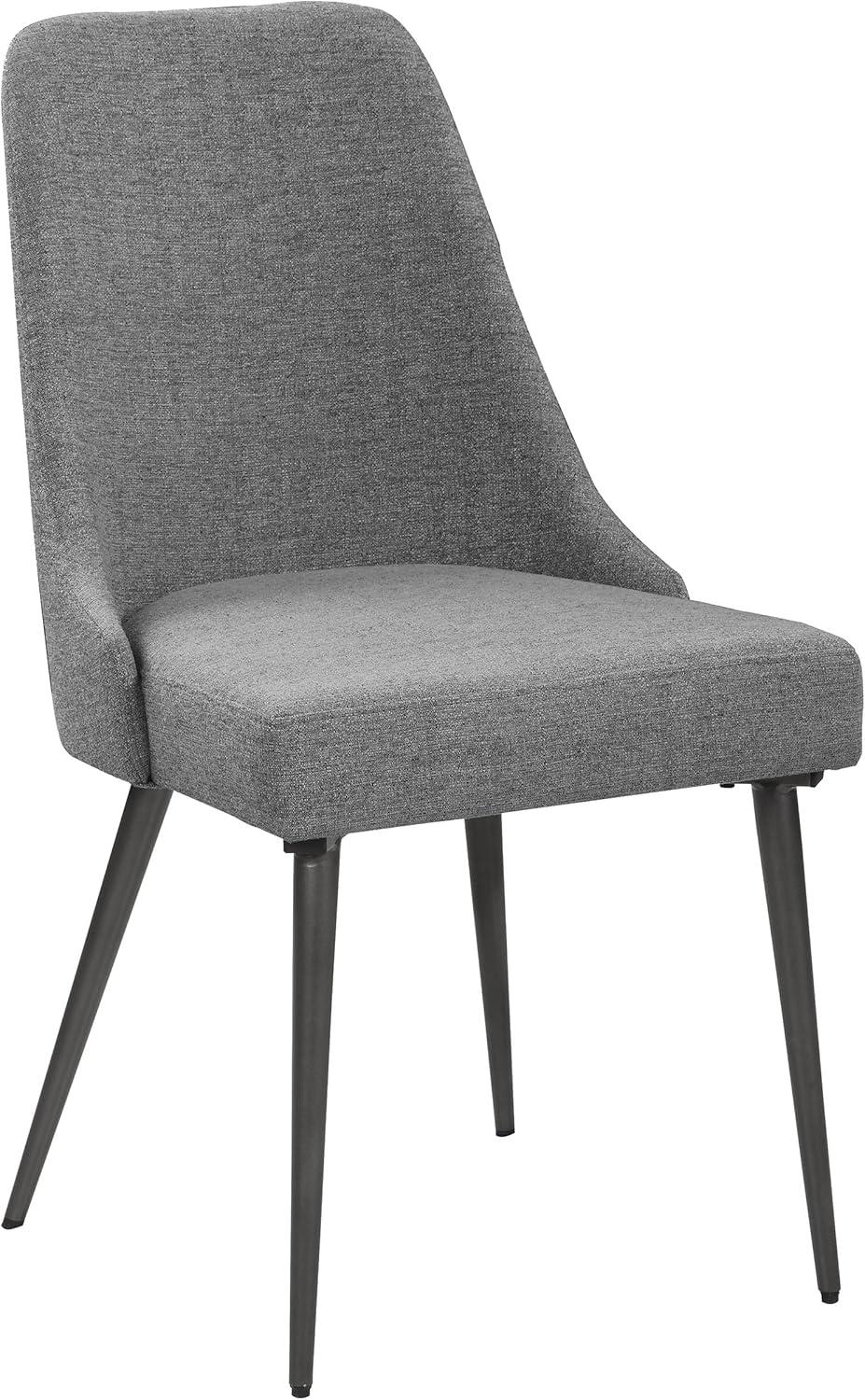 Alan Upholstered Dining Chairs Grey (Set Of 2)