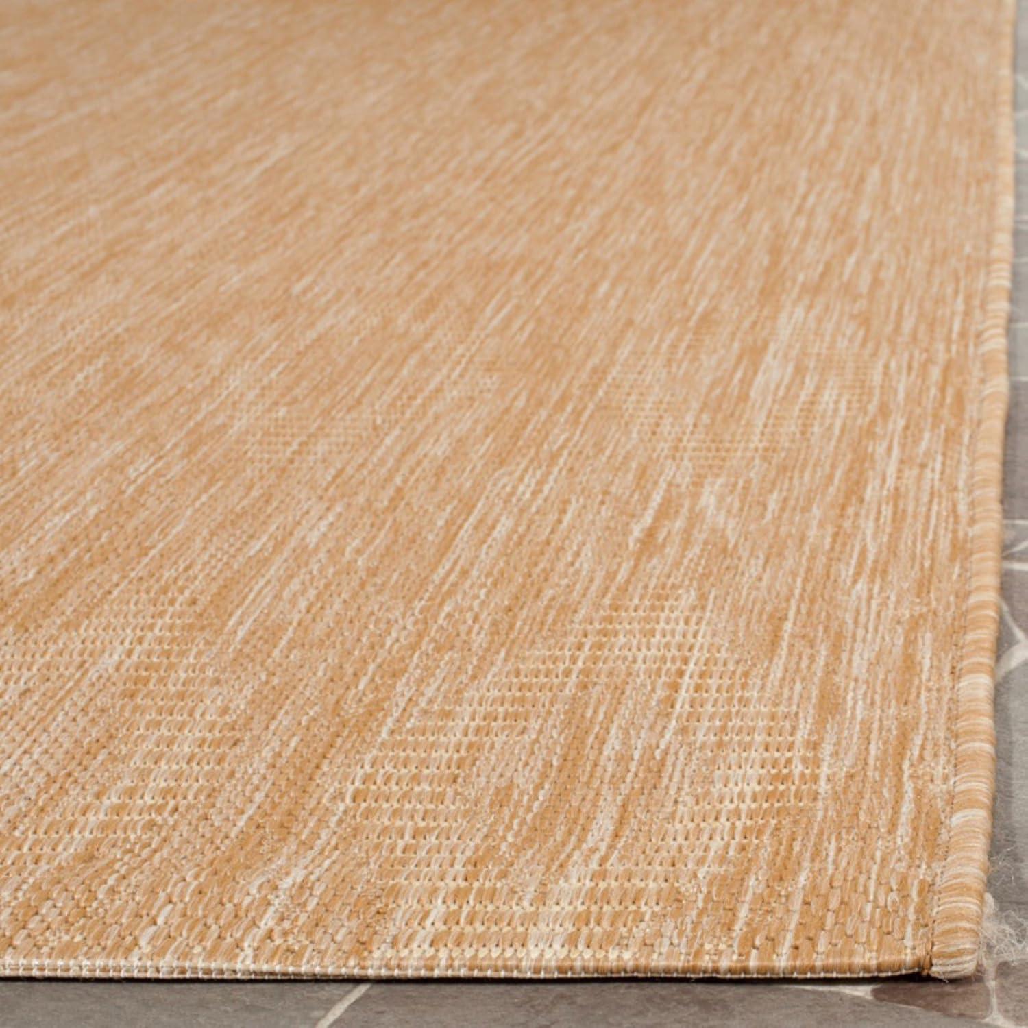 Courtyard CY8522 Power Loomed Indoor and Outdoor Area Rug - Beige/Beige - 5'3"x7'7" - Safavieh