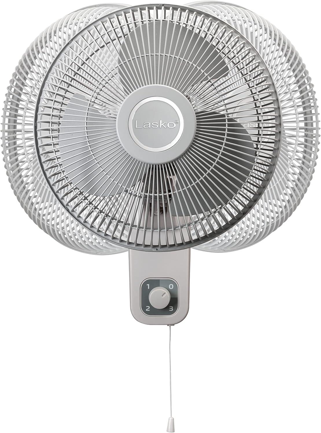 Lasko 12" Oscillating Wall Mounted Fan