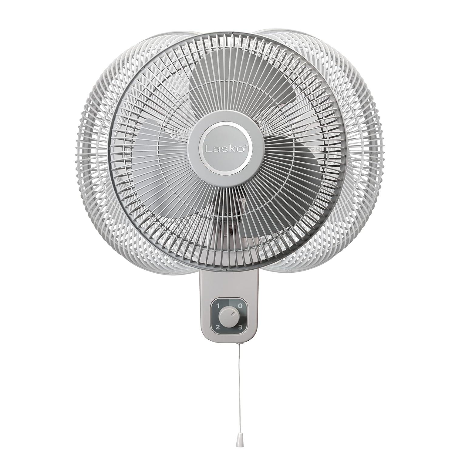 Lasko 12" Oscillating Wall Mounted Fan