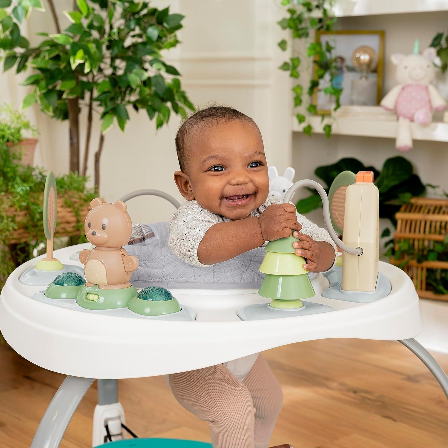 Ingenuity Spring & Sprout 2-in-1 Baby Activity Center - First Forest