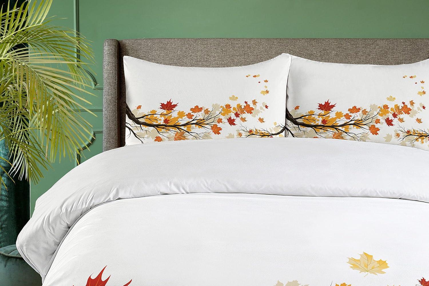 Fall Farmhouse / Country Floral Duvet Cover Set