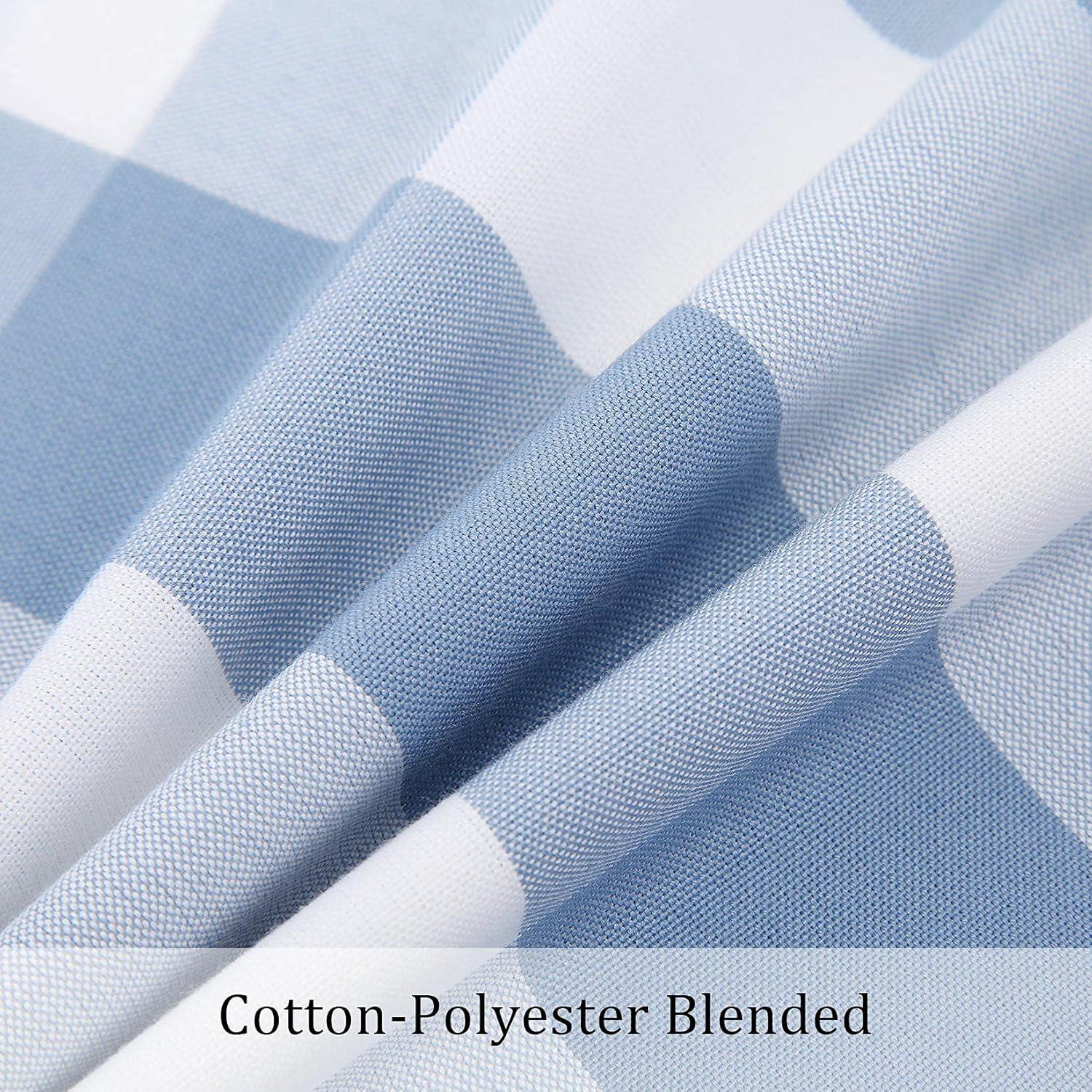 2 Pack Christmas Pillow Covers Buffalo Check Plaid Throw Decorative Cushion Case Polyester for Farmhouse Home Decor Red and Black, 18" x 18"