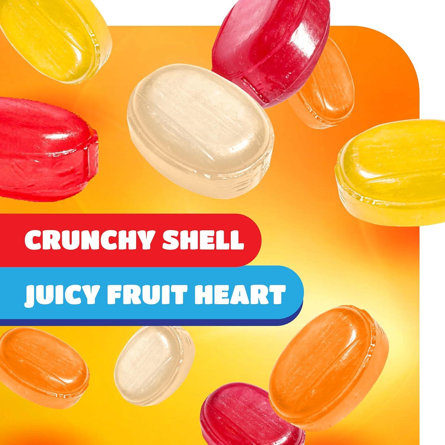Arcor Fruit Filled Hard Candy - 2 Pound Bag - Bulk Bon Bons Candy with Pineapple, Strawberry, Orange, Cherry, and Lemon Flavors - Individually Wrapped Assorted Fruit Candy