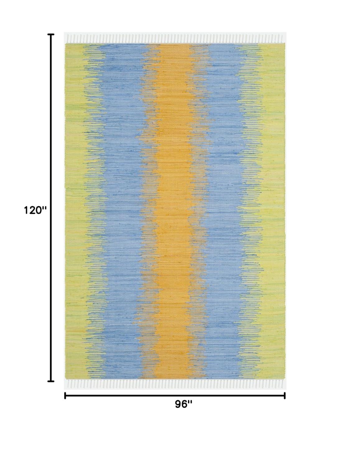 Montauk MTK710 Hand Woven Indoor Area Rug - Green/Gold - 8'x10' - Safavieh.