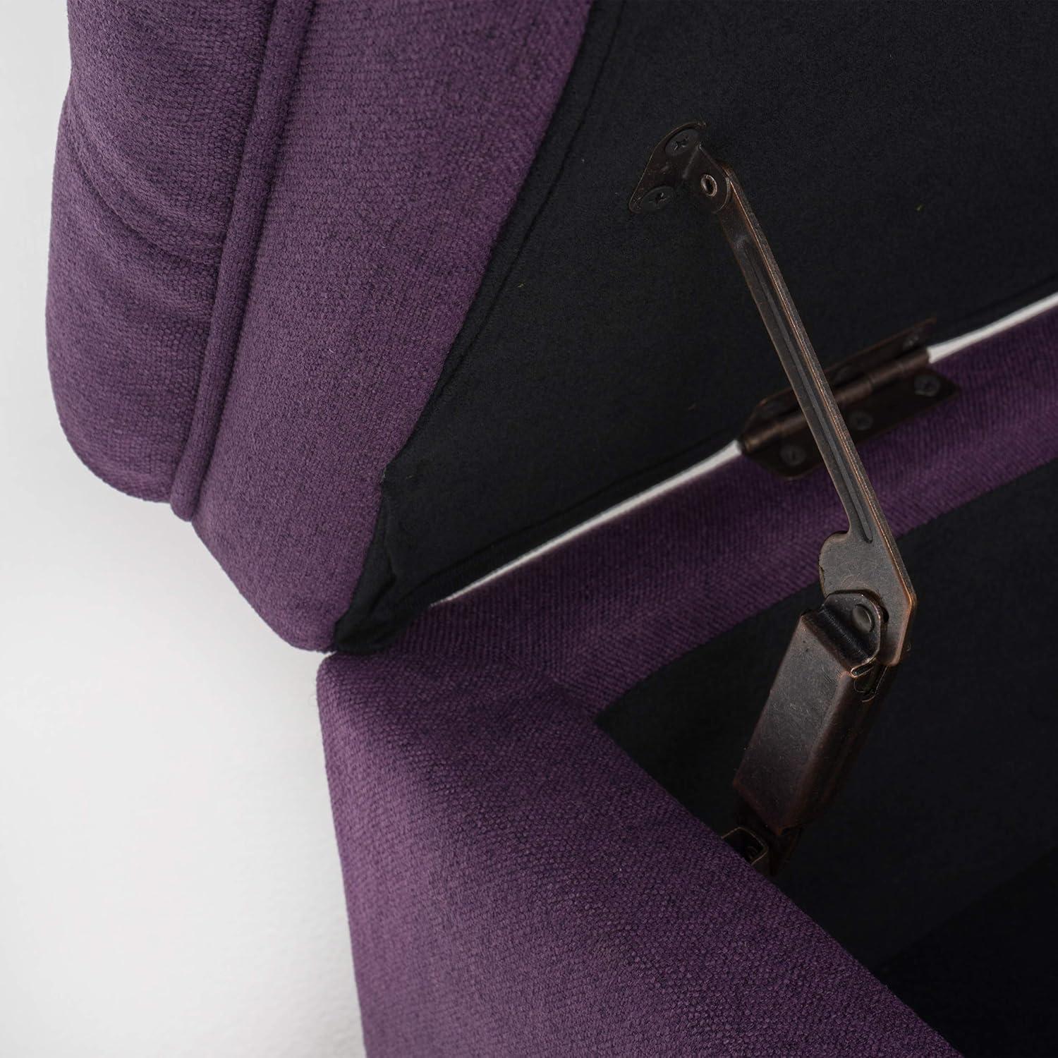 Juliana Storage Ottoman Purple - Christopher Knight Home