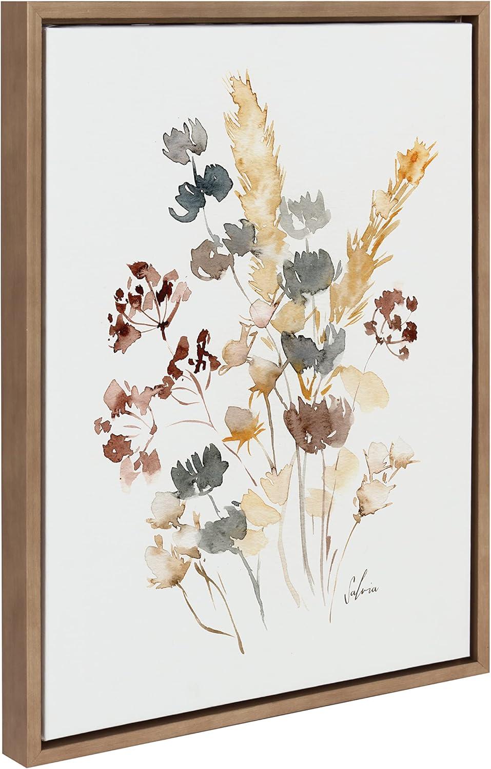 Sylvie Wild Salvia Framed Canvas by Sara Berrenson - Kate & Laurel All Things Decor