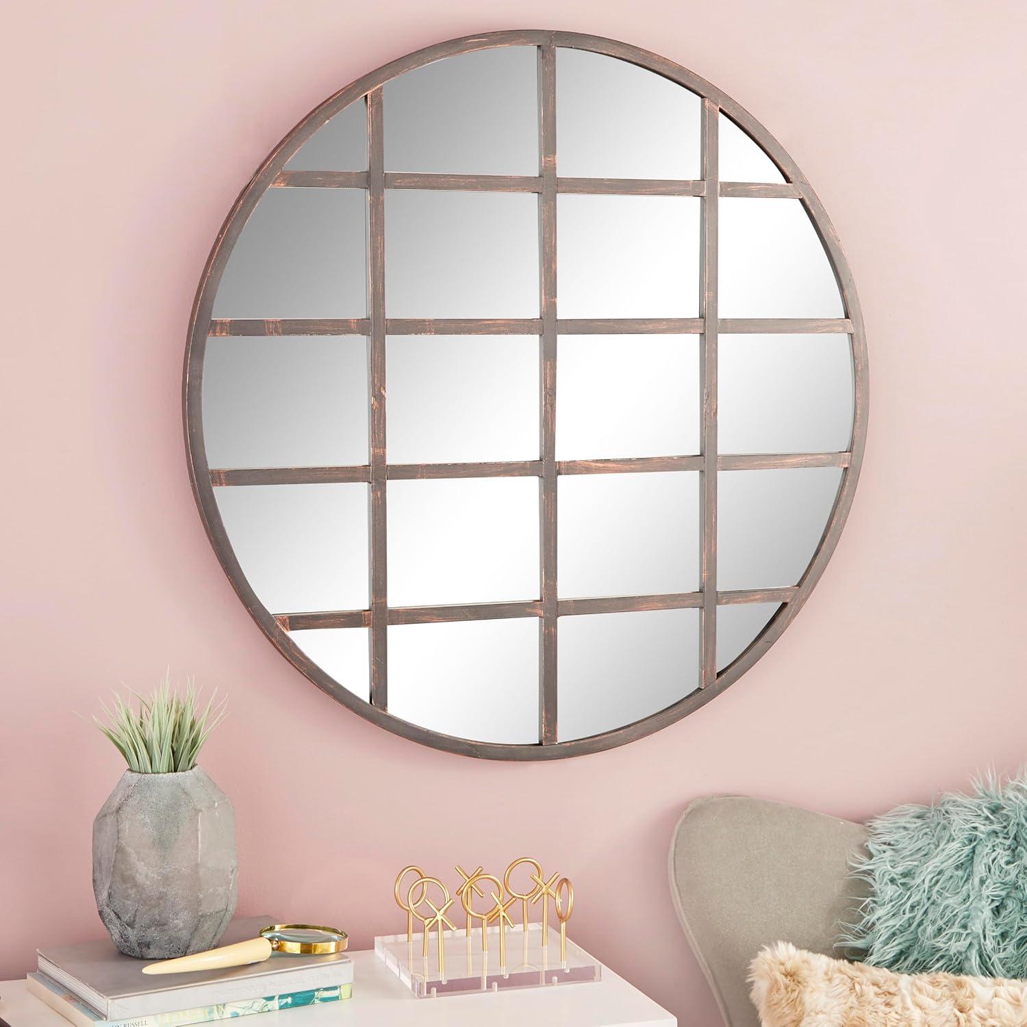 Paneled Modern & Contemporary Accent Mirror