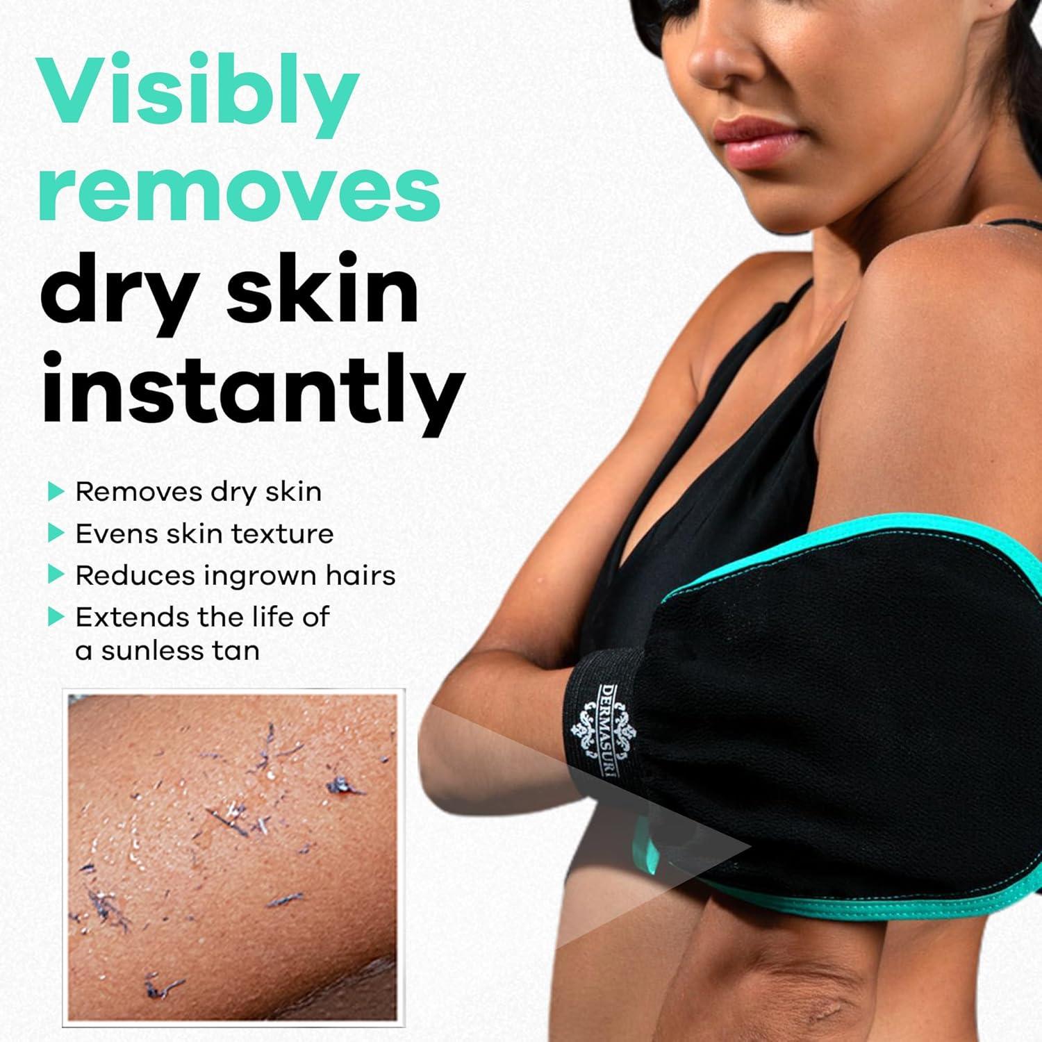 Dermasuri Exfoliating Body Scrub Glove Scrubber - 1ct