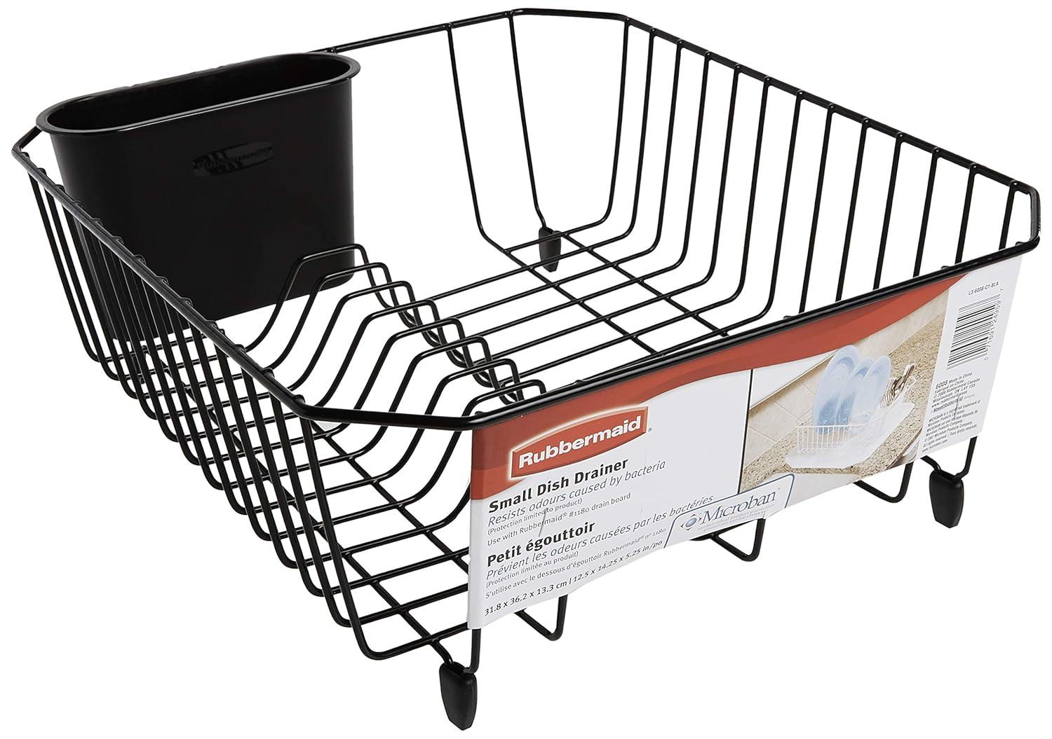 Panacea Steel Small Black Dish Drainer