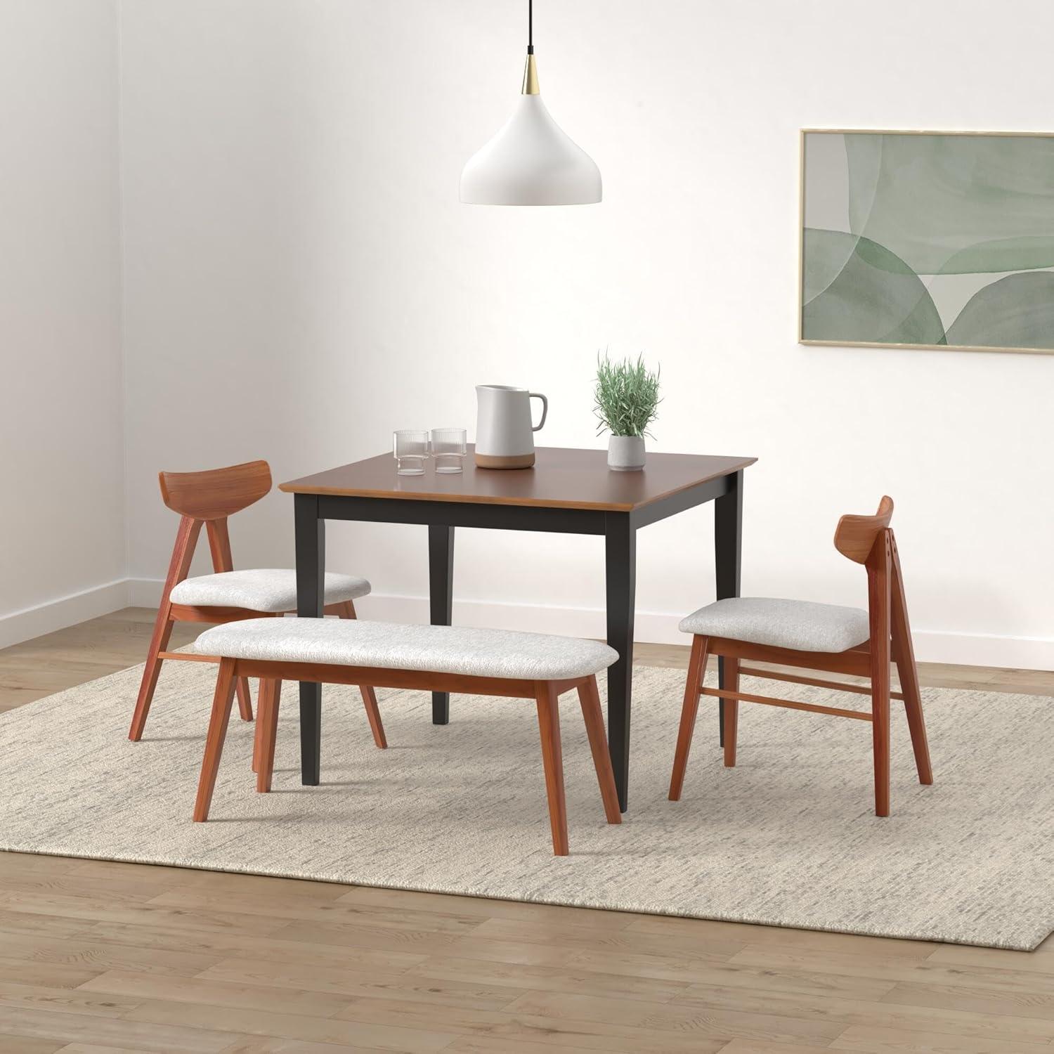 36" Square Solid Wood Top Table with Shaker Legs - International Concepts