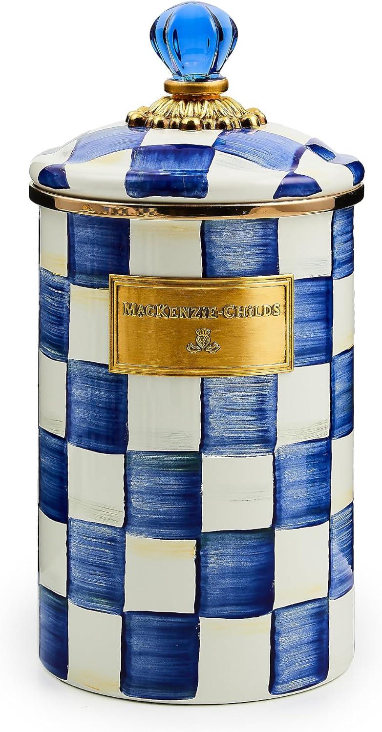 MacKenzie-Childs Royal Check® Canister