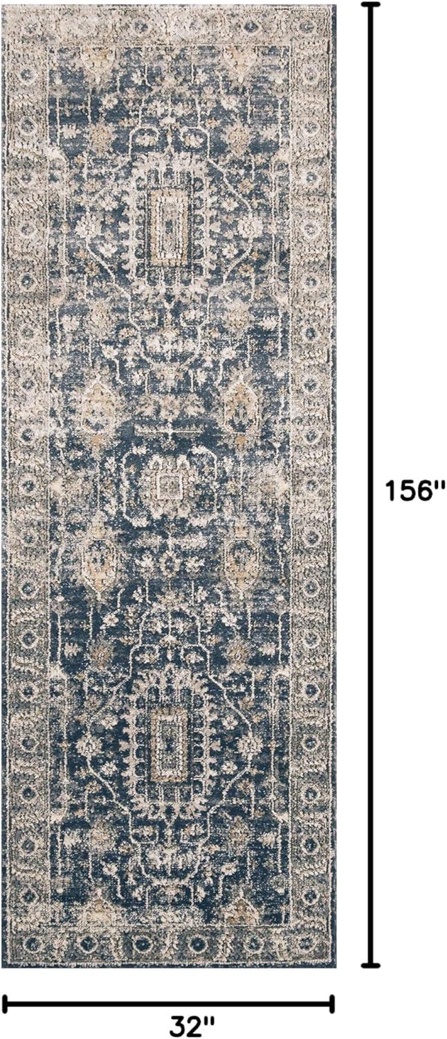 Loloi Teagan Denim / Pebble 2'-8" x 13' Runner Rug