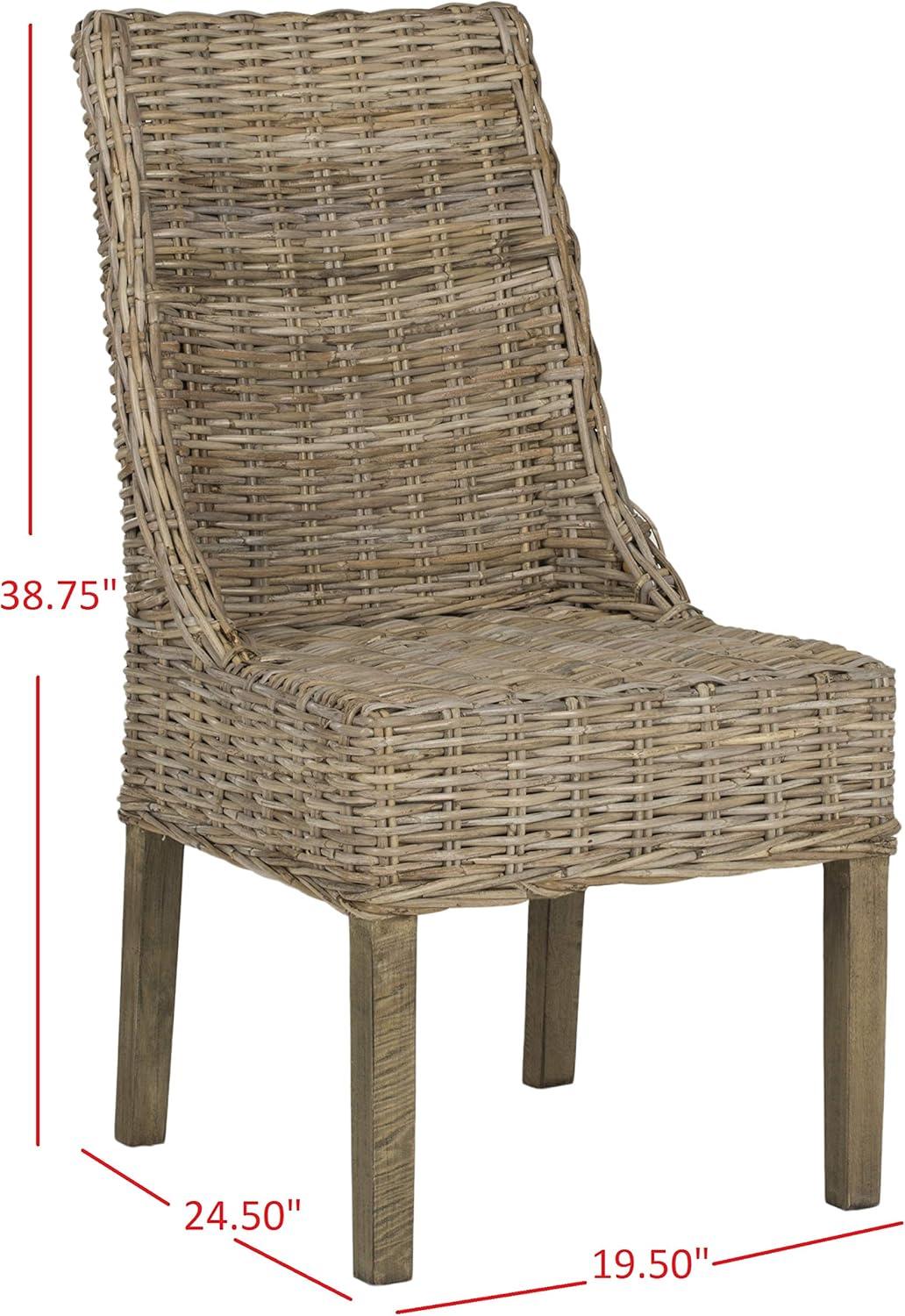 Armine Wicker Side Chair (Set of 2)