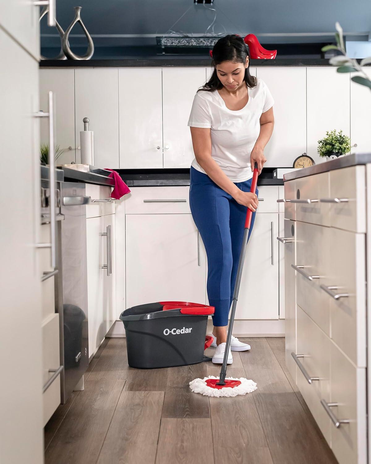 O-Cedar EasyWring Spin Mop and Bucket System