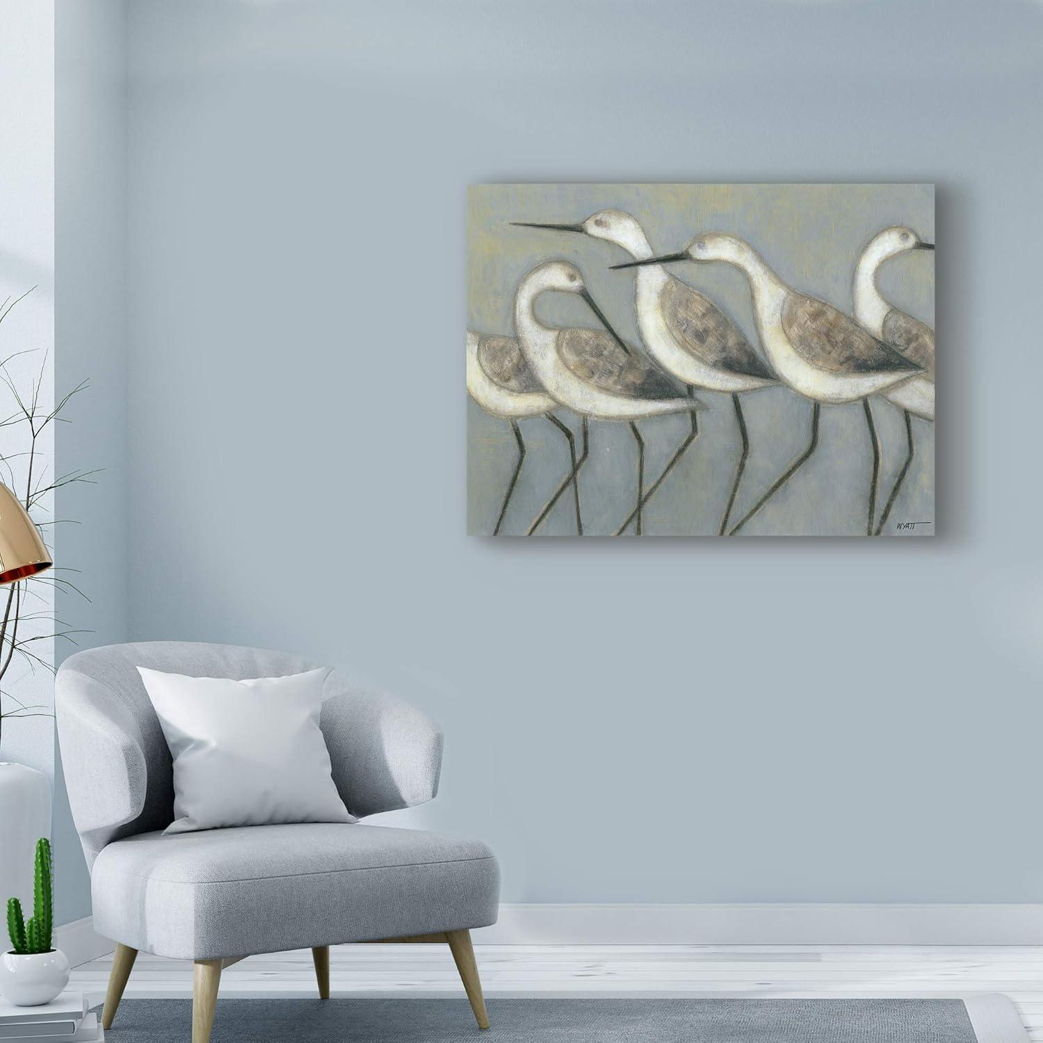 "Shore Birds I" Outdoor Canvas