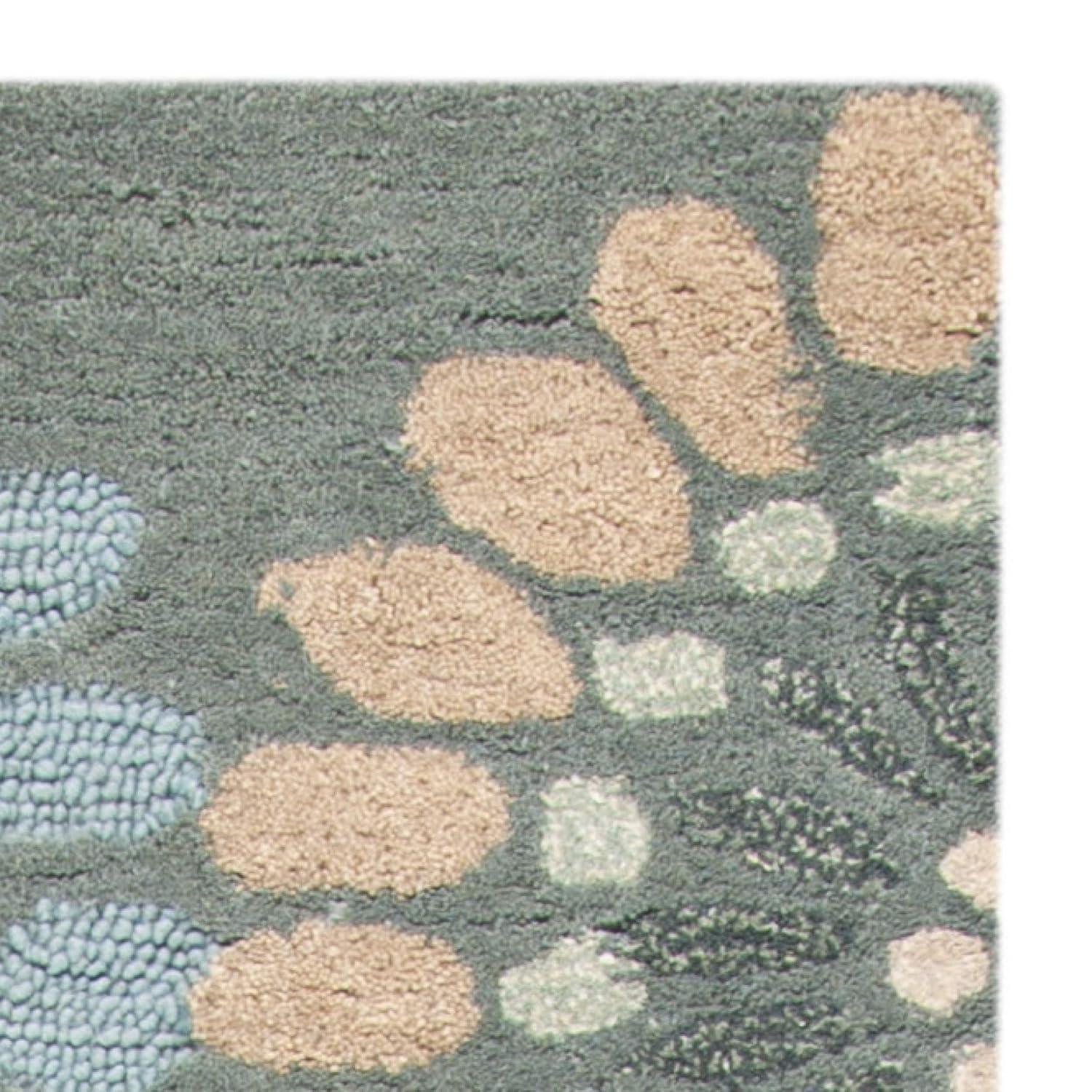 World Menagerie Arber Jardin Hand Tufted Wool Floral Rug