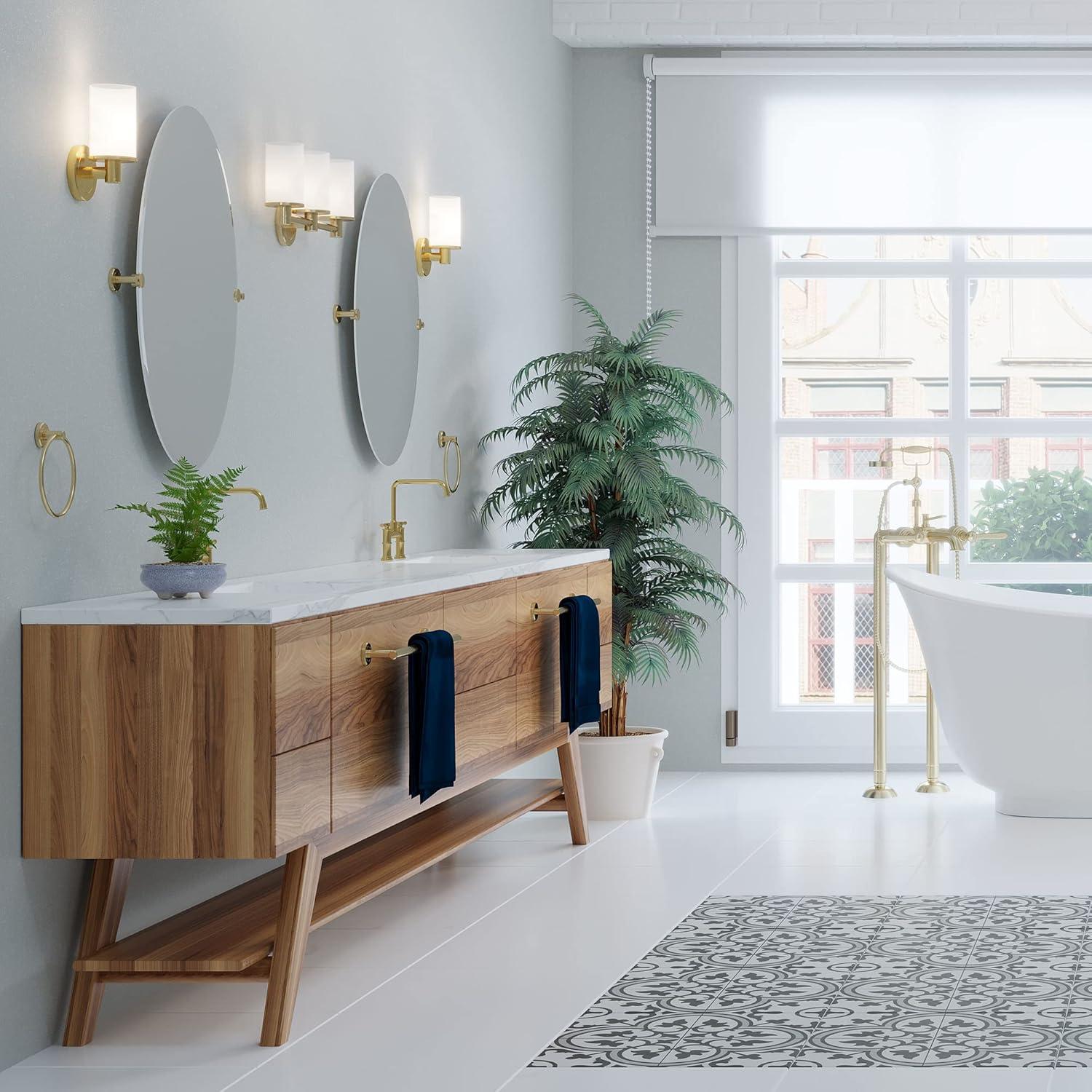 Designer II Wall Mounted 6.50" Towel Ring for Bathroom, Kitchen