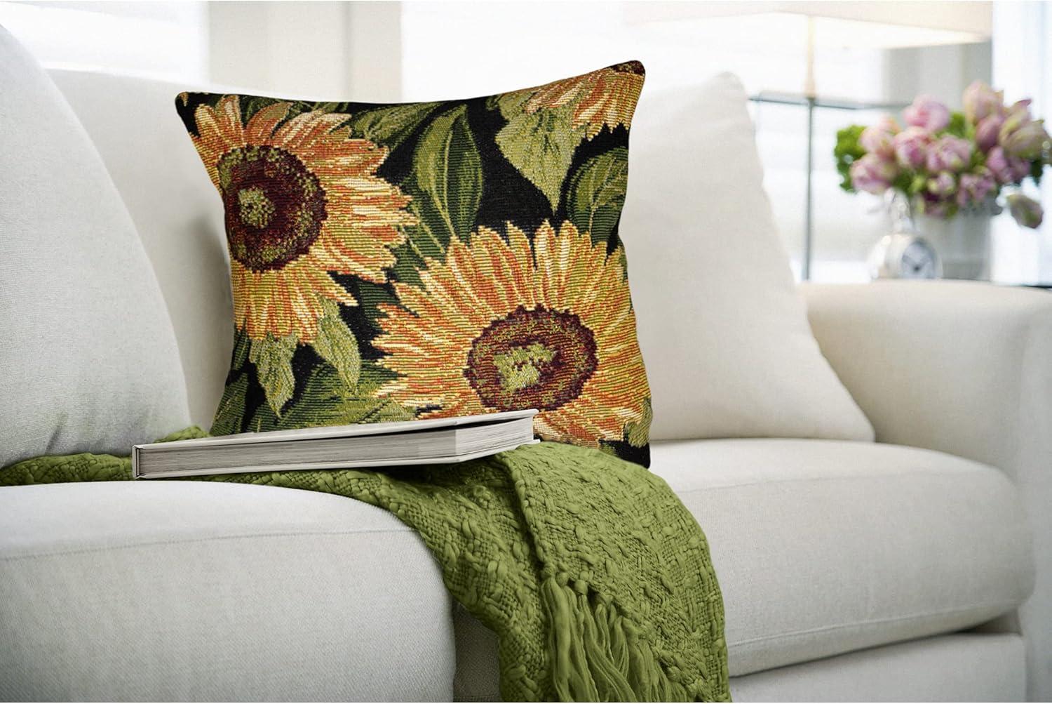 Liora Manne Floral Indoor/Outdoor Throw Pillow