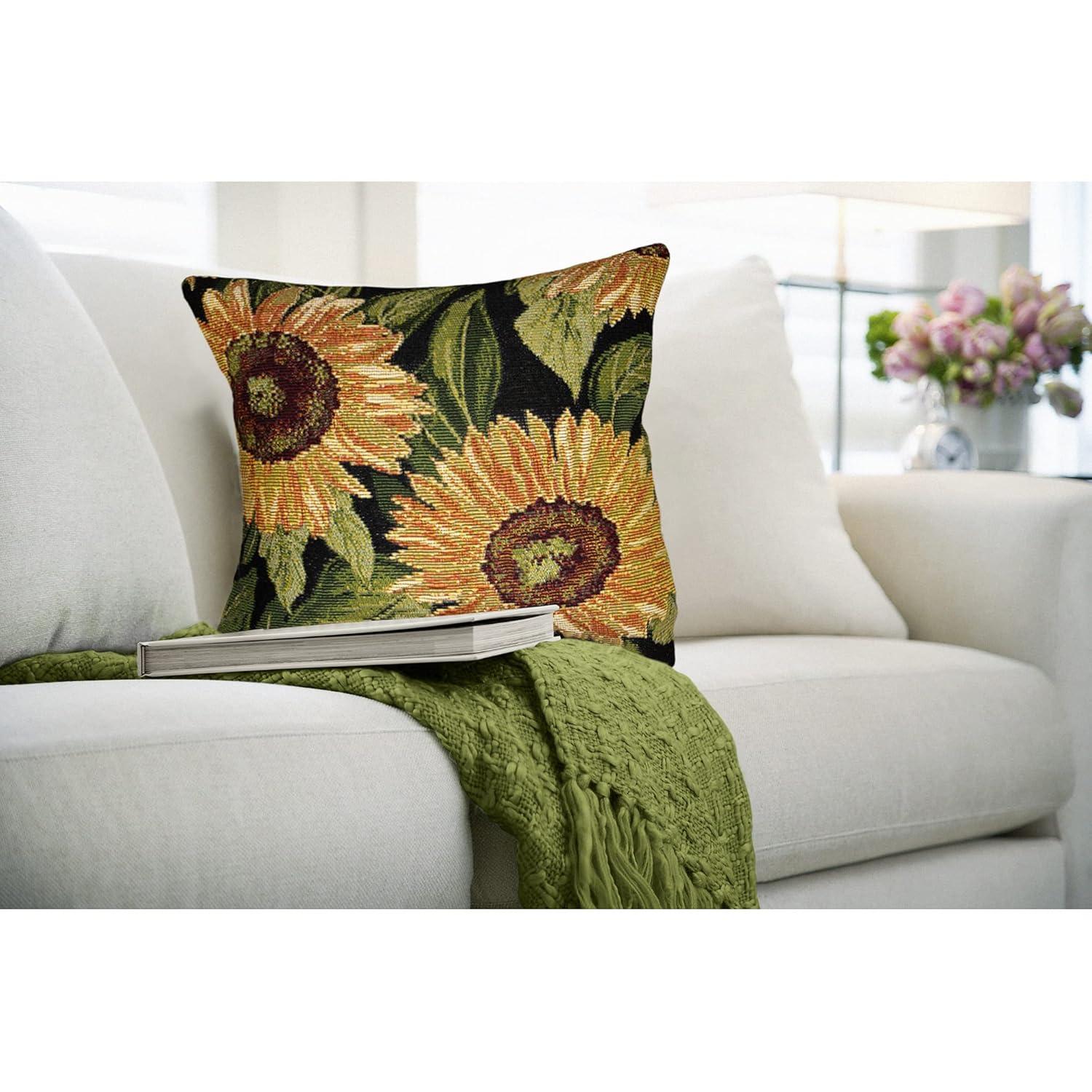 Liora Manne Floral Indoor/Outdoor Throw Pillow