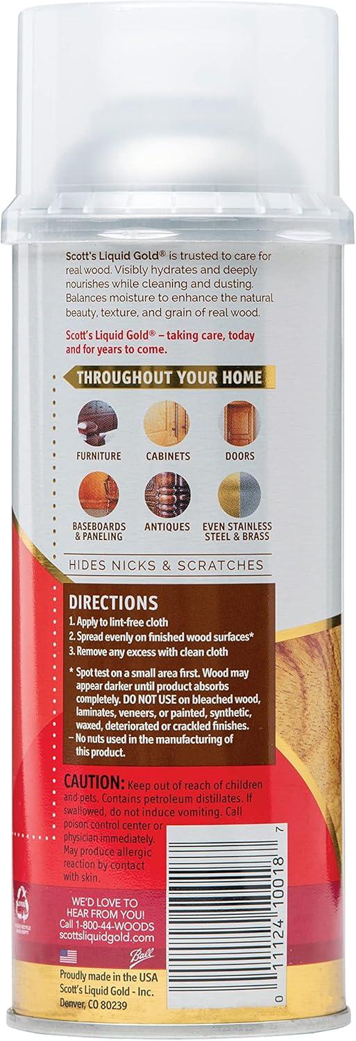 Scott's Liquid Gold Pourable Wood Care, 14 oz