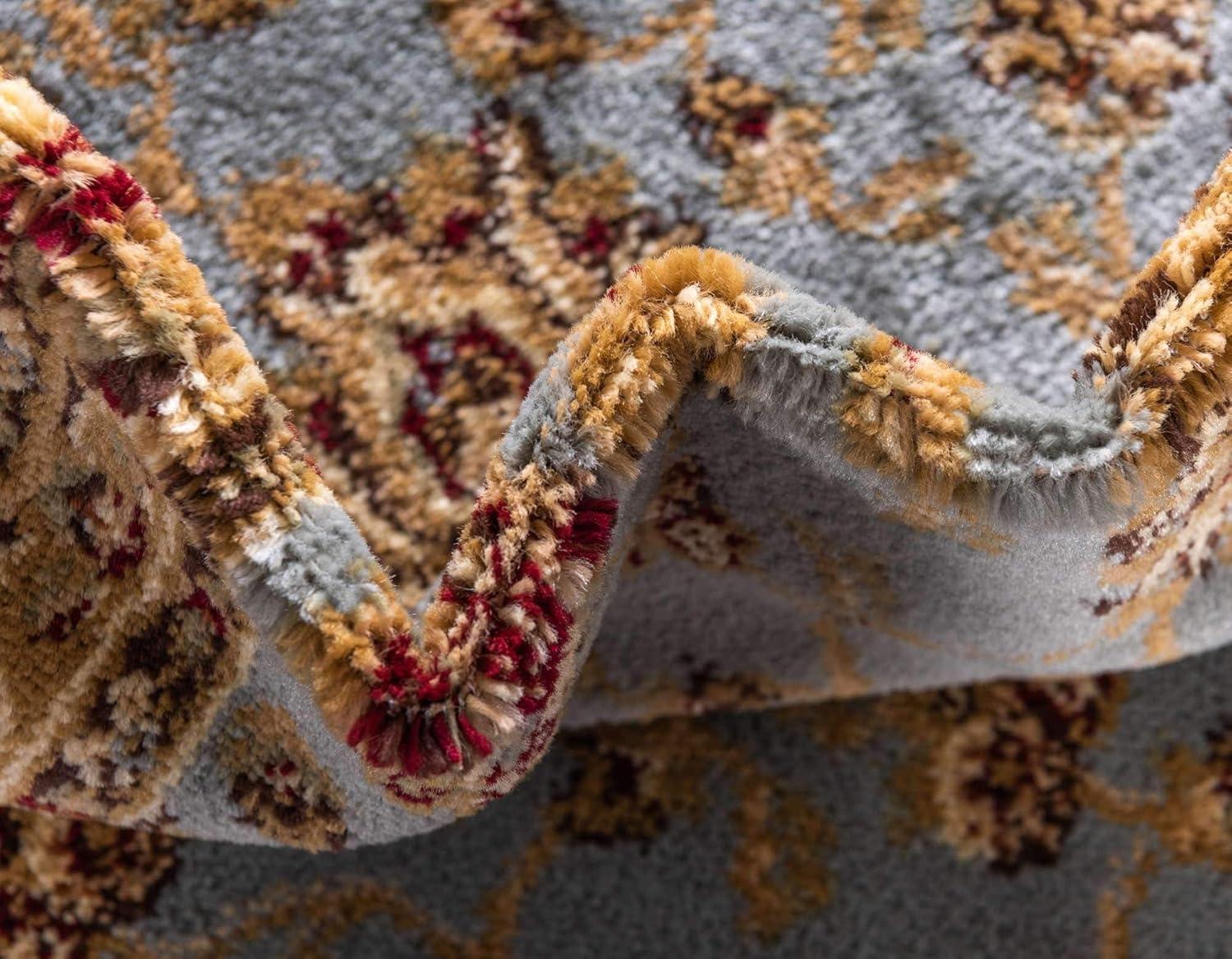 Elysian Light Blue 6' x 9' Stain-Resistant Rectangular Rug