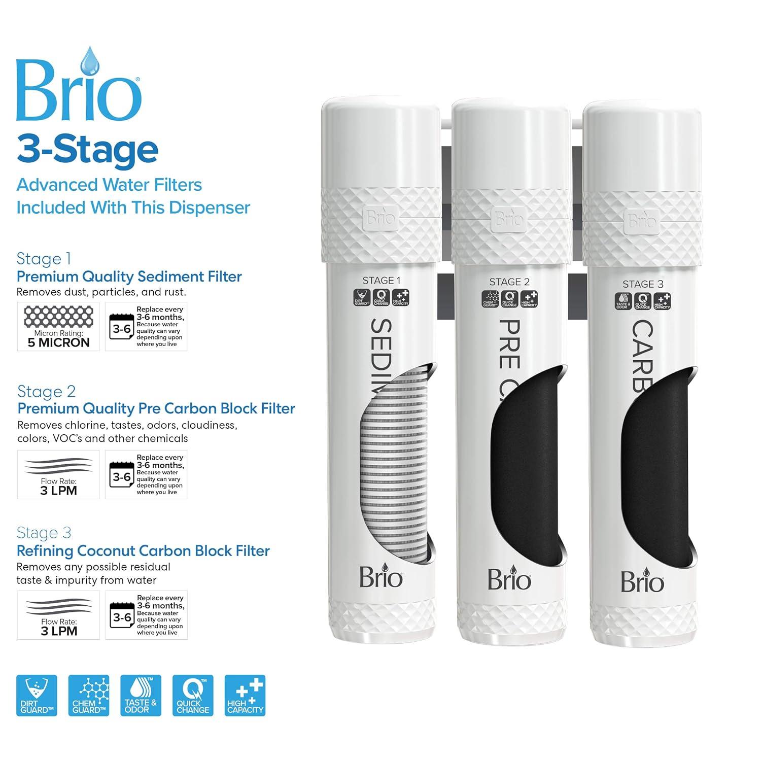 Brio Brio Countertop Bottleless Electric Filtered Water Dispenser