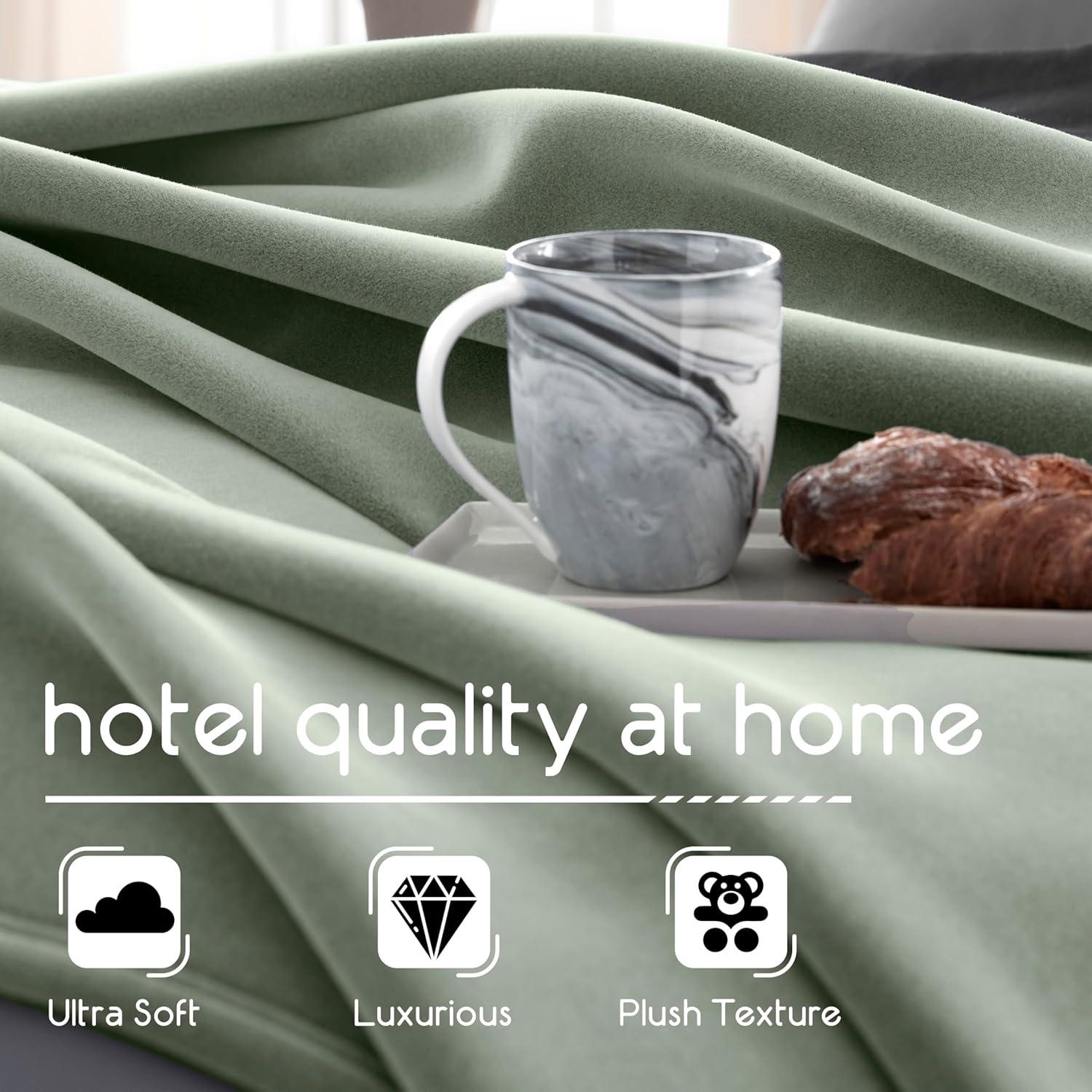 Vellux Throw Blanket, Original Blanket,  Snuggle-Ready,  Durable Machine Washable Pet Friendly, All-Season Comfort, Layering Bed Sofa Blanket, Blanket for Bed, Cozy Throw Blanket