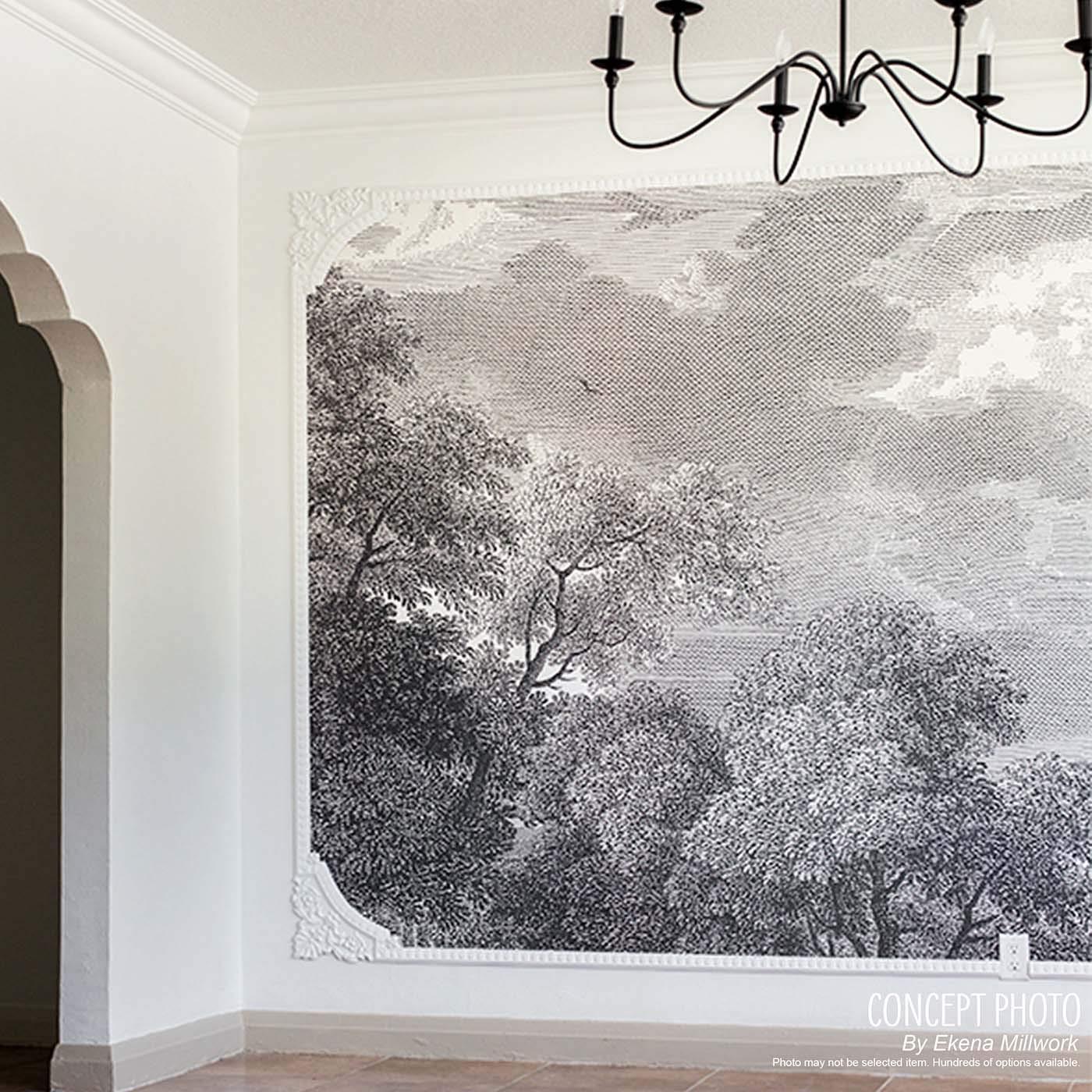 2"H x 5/8"P x 94 1/2"L Oxford Panel Moulding