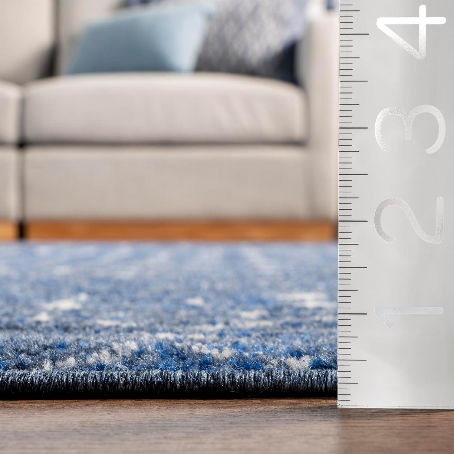 nuLOOM Moroccan Blythe Dark Blue 5' x 7' 5" Transitional Area Rug