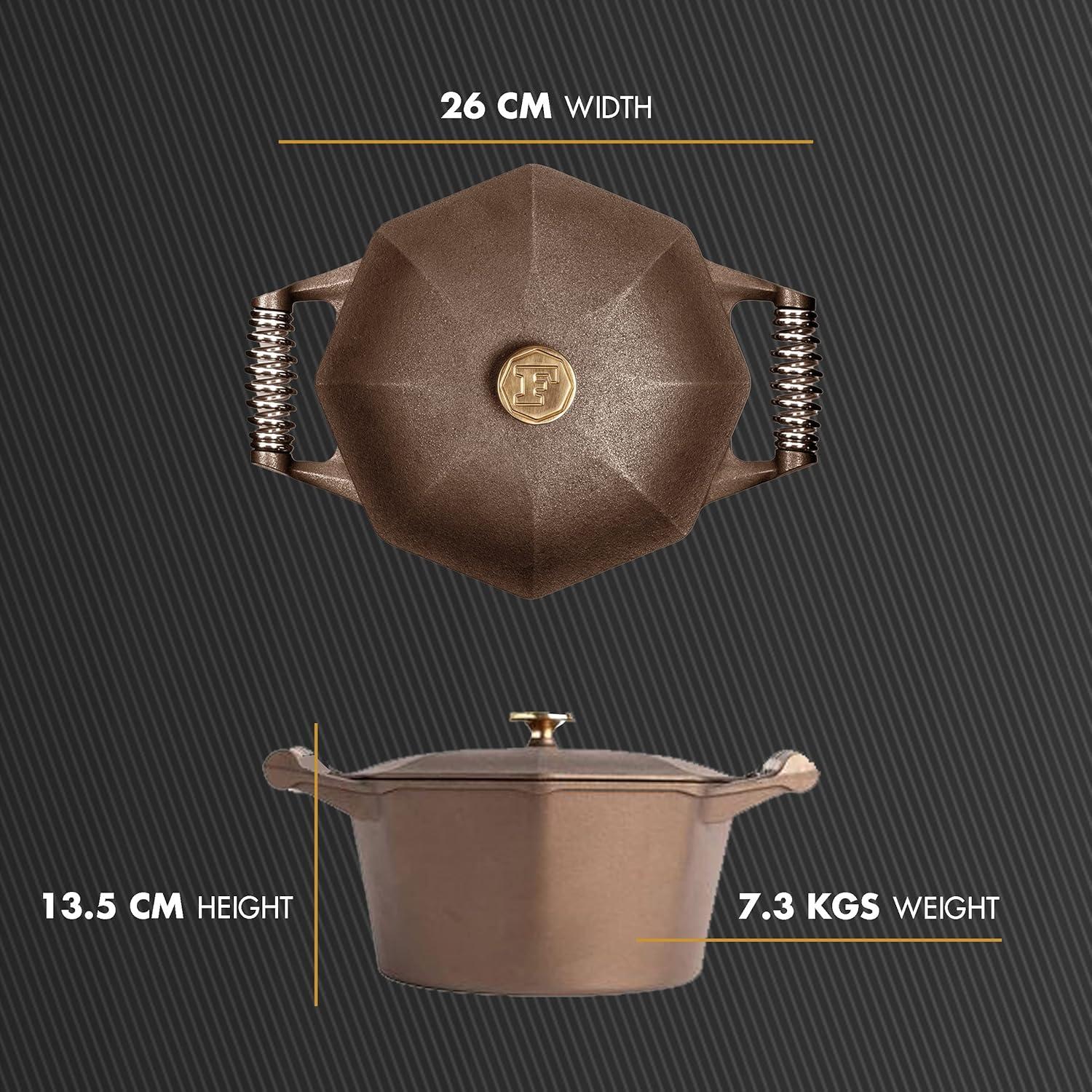 FINEX 5 Quart Cast Iron Dutch Oven