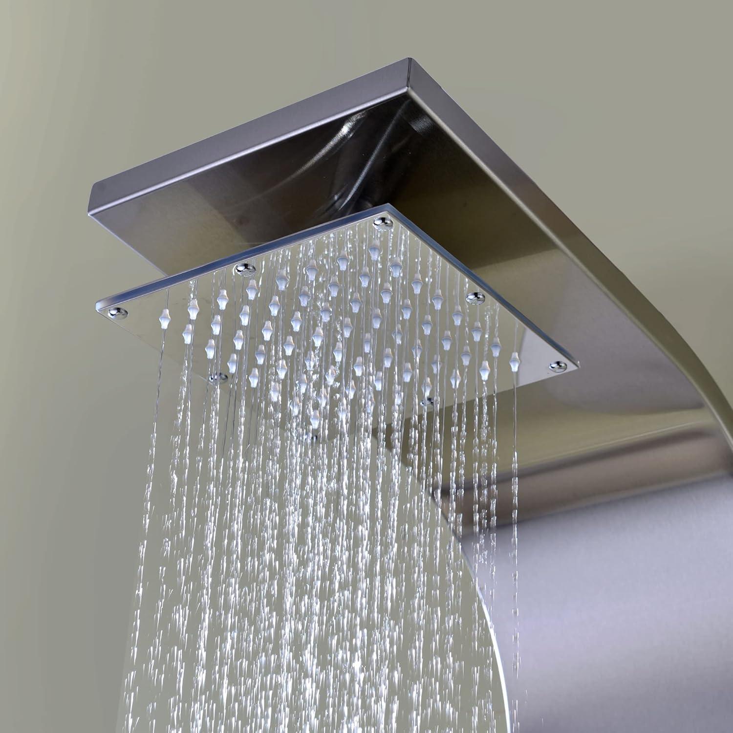 Echo 63'' Shower Panel with Adjustable Shower Head