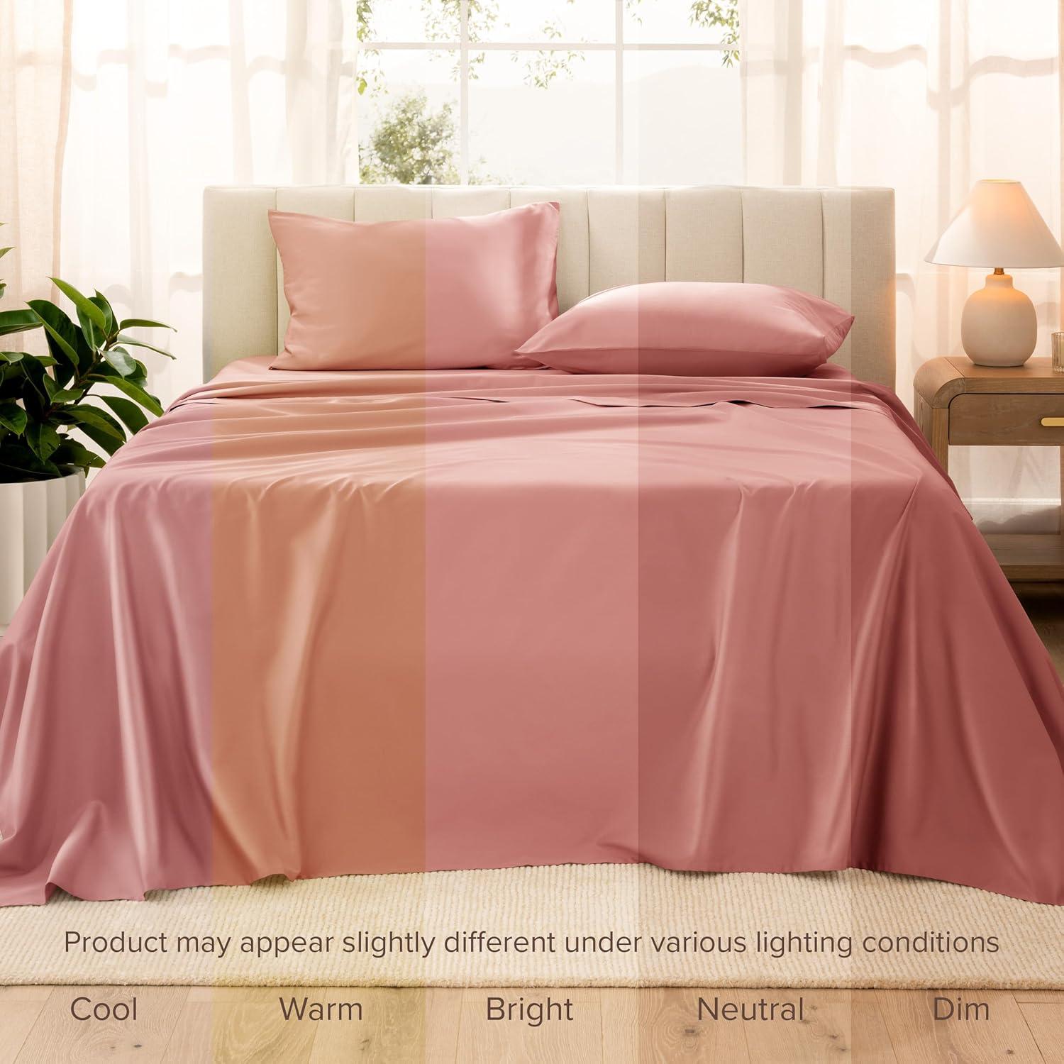 Bare Home 400 Thread Count Sateen Sheet Set