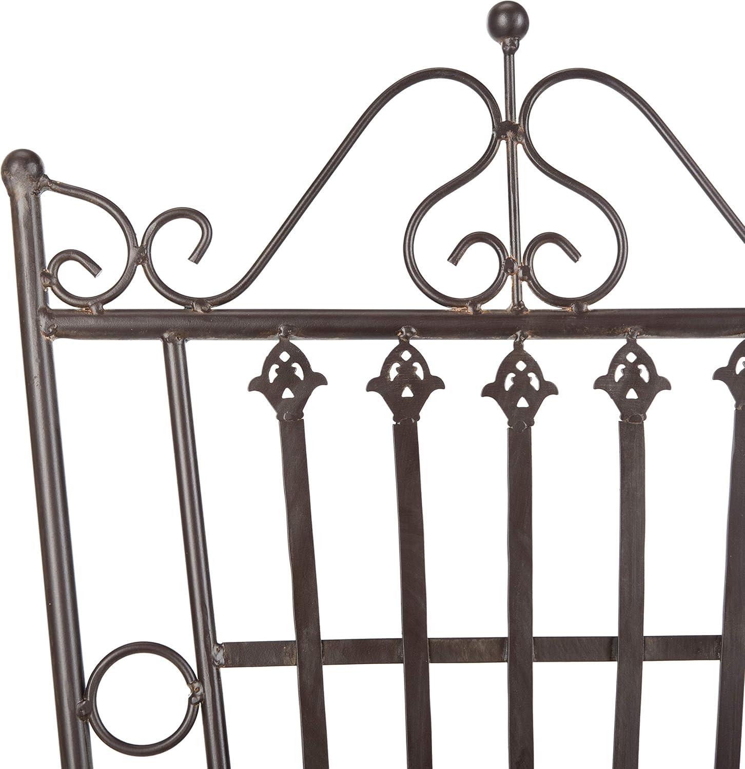 Belen Bistro Set, One Table And Two Chairs - Outdoor - PAT5020 - Unearthed Rust - Safavieh