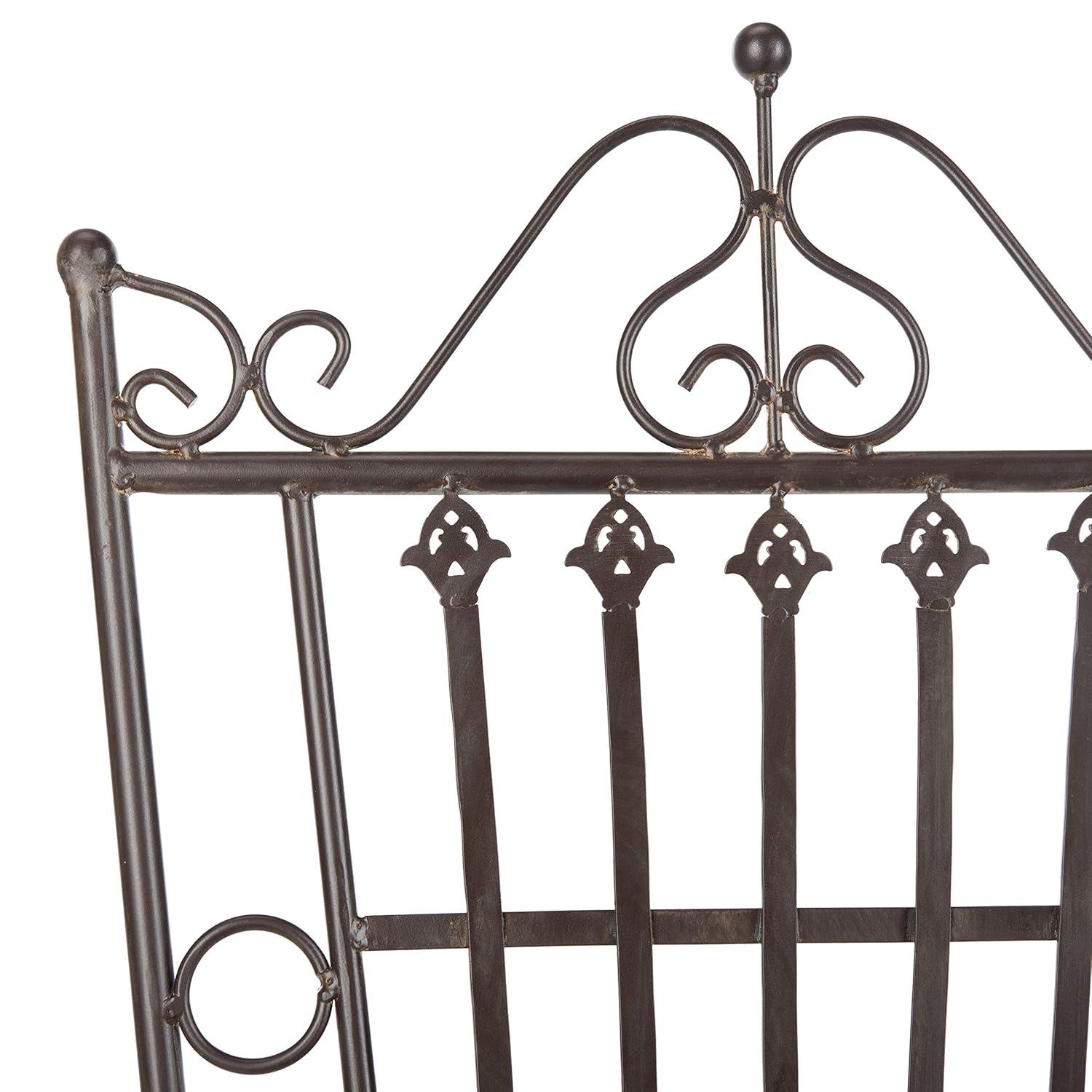 Belen Bistro Set, One Table And Two Chairs - Outdoor - PAT5020 - Unearthed Rust - Safavieh