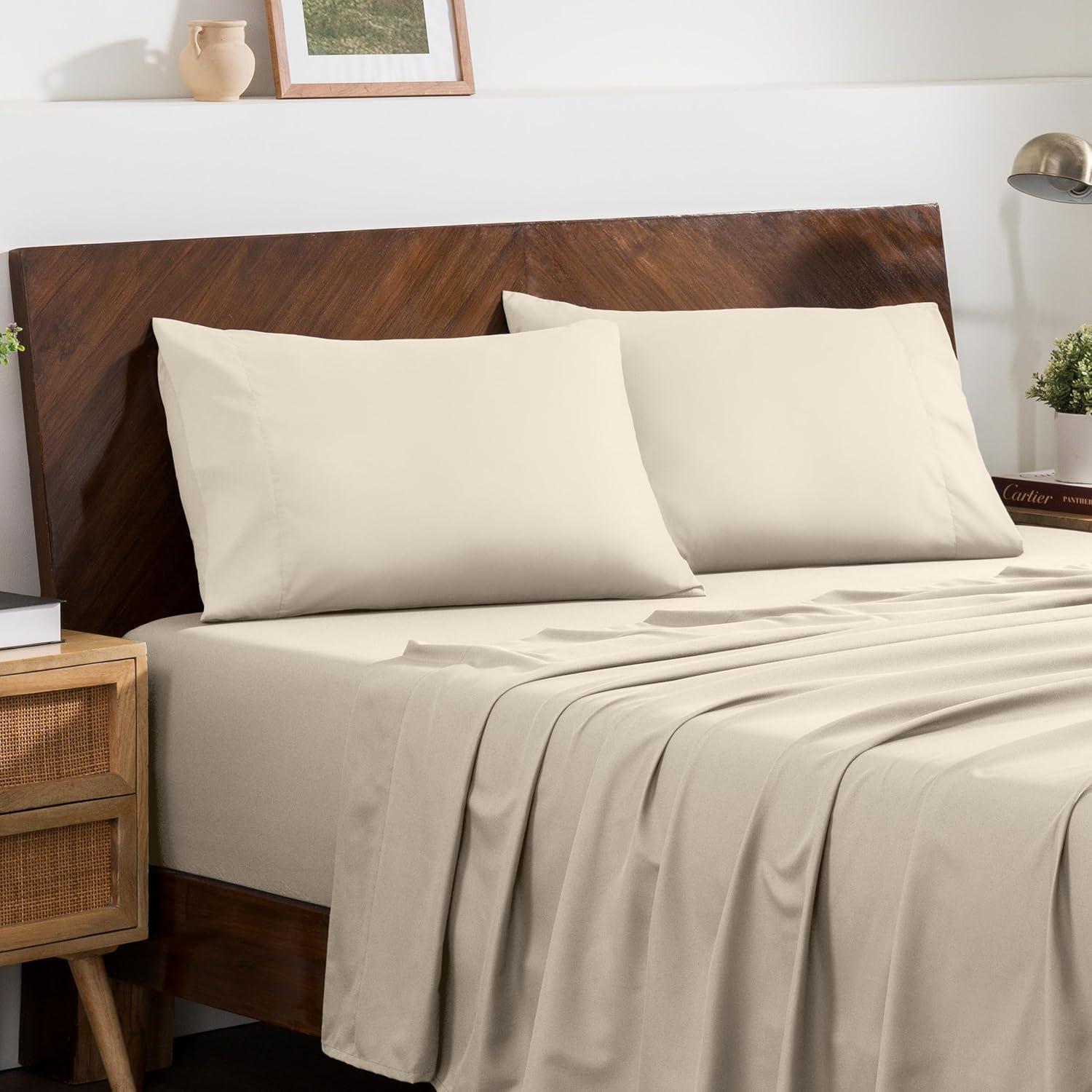 Bare Home Microfiber Pillowcase Set Envelope Closure