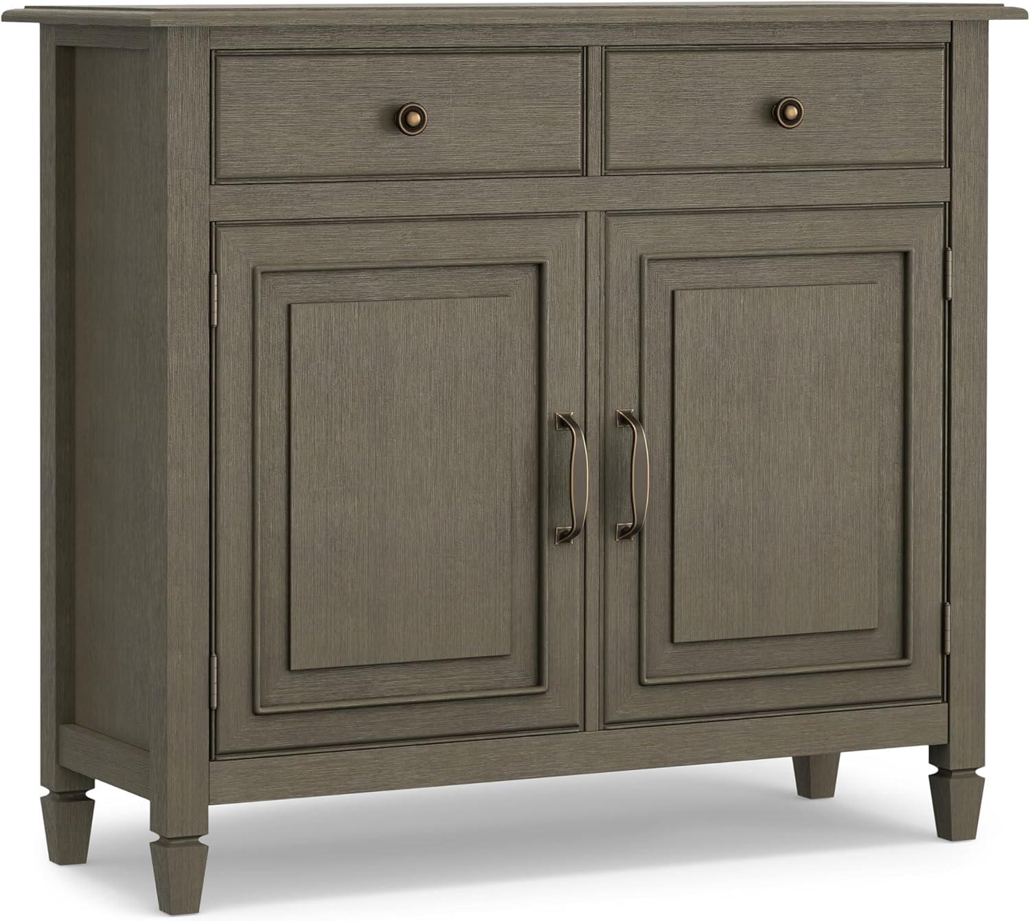 Connaught Solid Wood 2 - Door Accent Cabinet Entryway Storage Cabinet