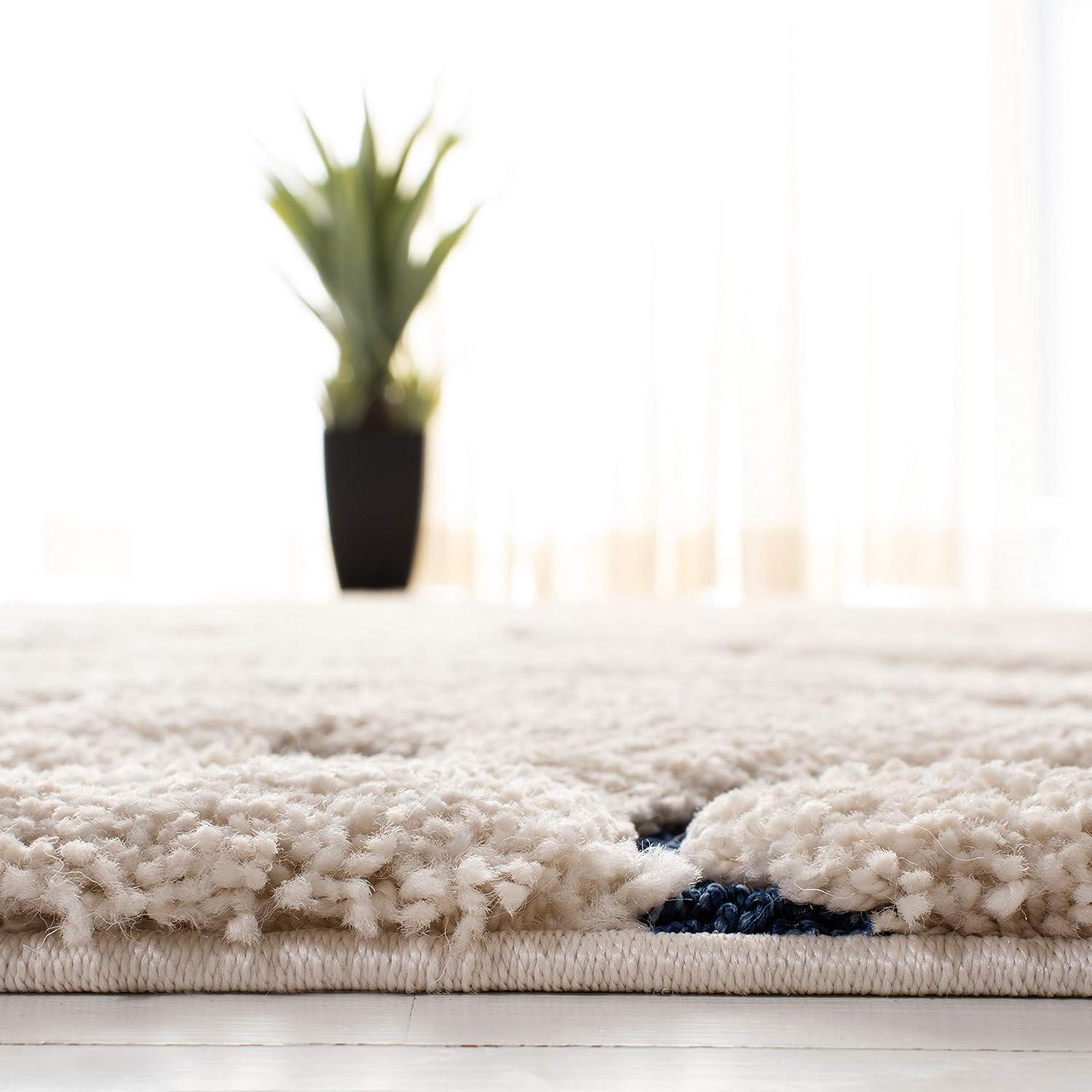 Florida Shag SG455 Power Loomed Area Rug  - Safavieh