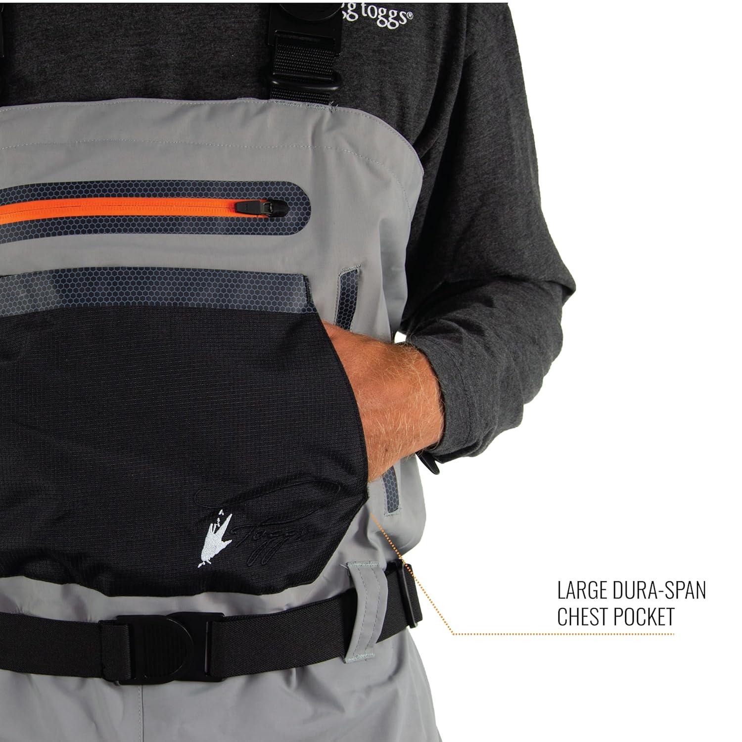 Frogg Toggs Sierran Reinforced Nylon Breathable Stockingfoot Wader | Slate / Gray | Size XL