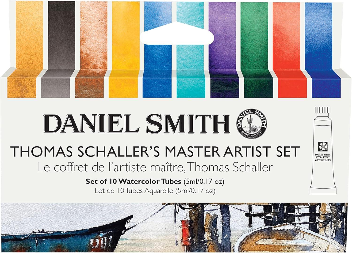 Daniel Smith Transparent Watercolor Paint, Extra Fine Thomas Scalars, Set of 10, 0.16 fl oz (5 ml) (No.2), 285610427